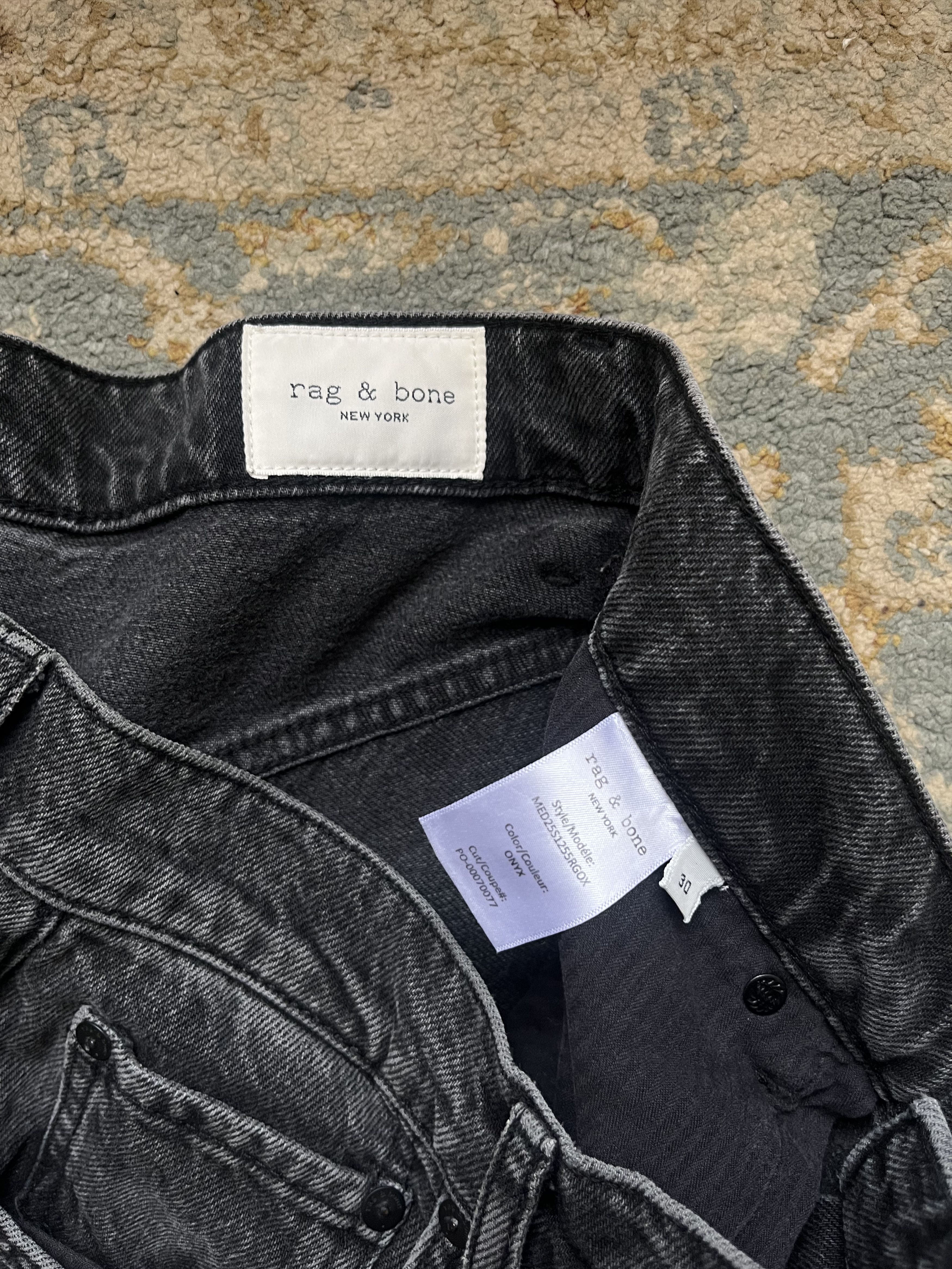 Rag & Bone RB Baggy Authentic Rigid Jean Size US 30 / EU 46 - 3 Thumbnail