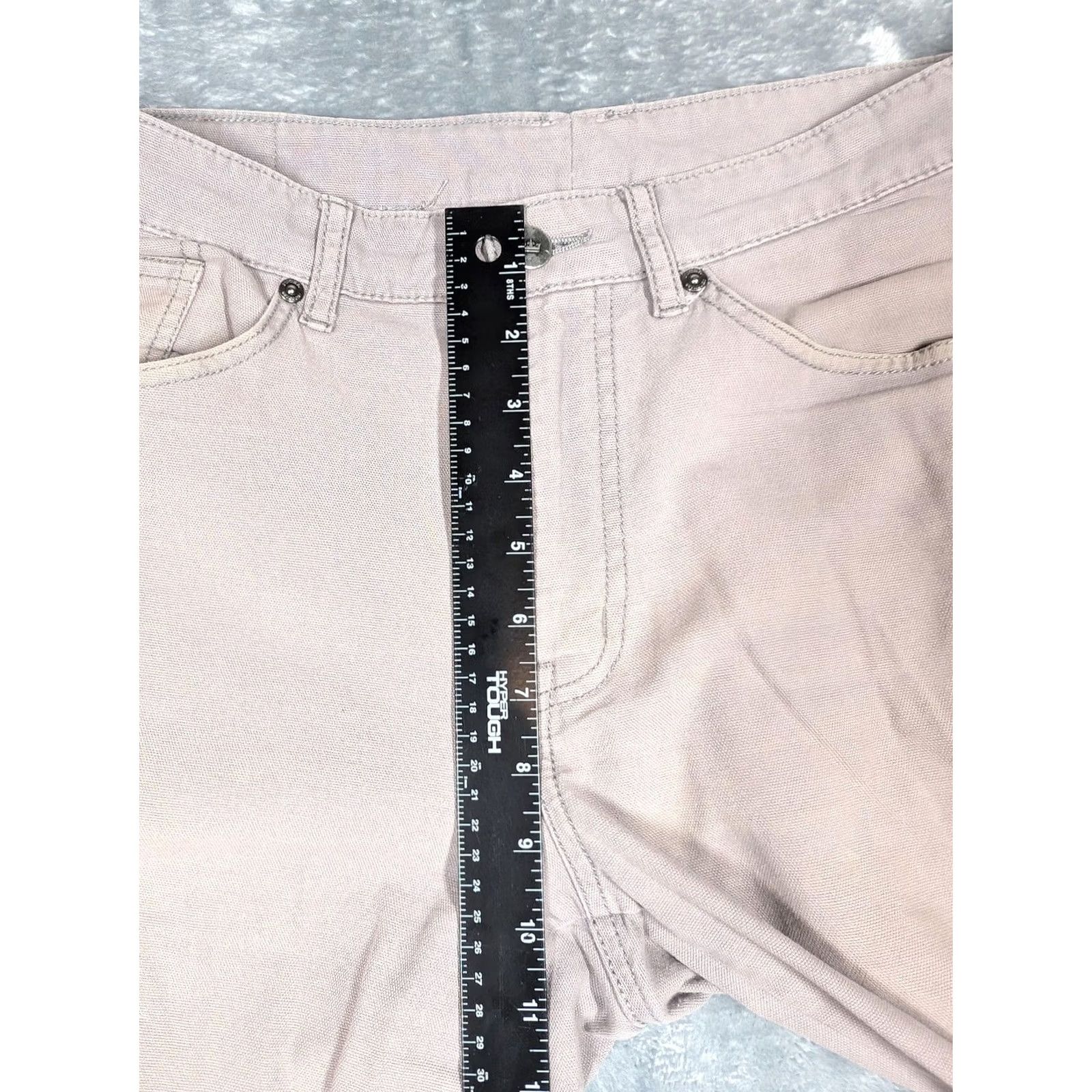 Peter Millar Peter Millar Pants Mens 31x29 Gray Straight Leg Stretch Cotton Casual Chino Size US 31 - 3 Thumbnail