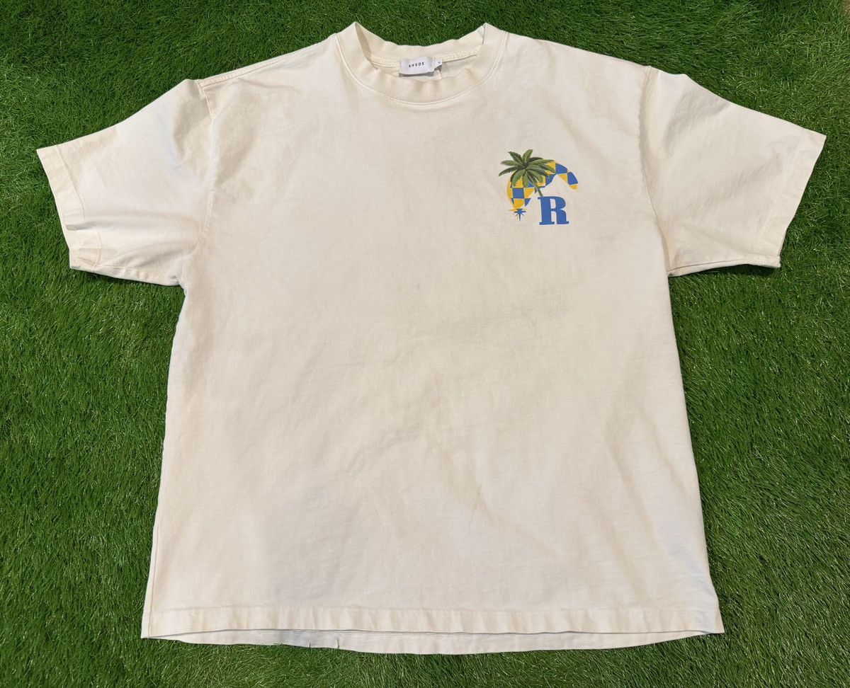 Rhude Rhude - Moonlight Tropics T-Shirt Miami Formula 1 Size US XL / EU 56 / 4 - 4 Thumbnail