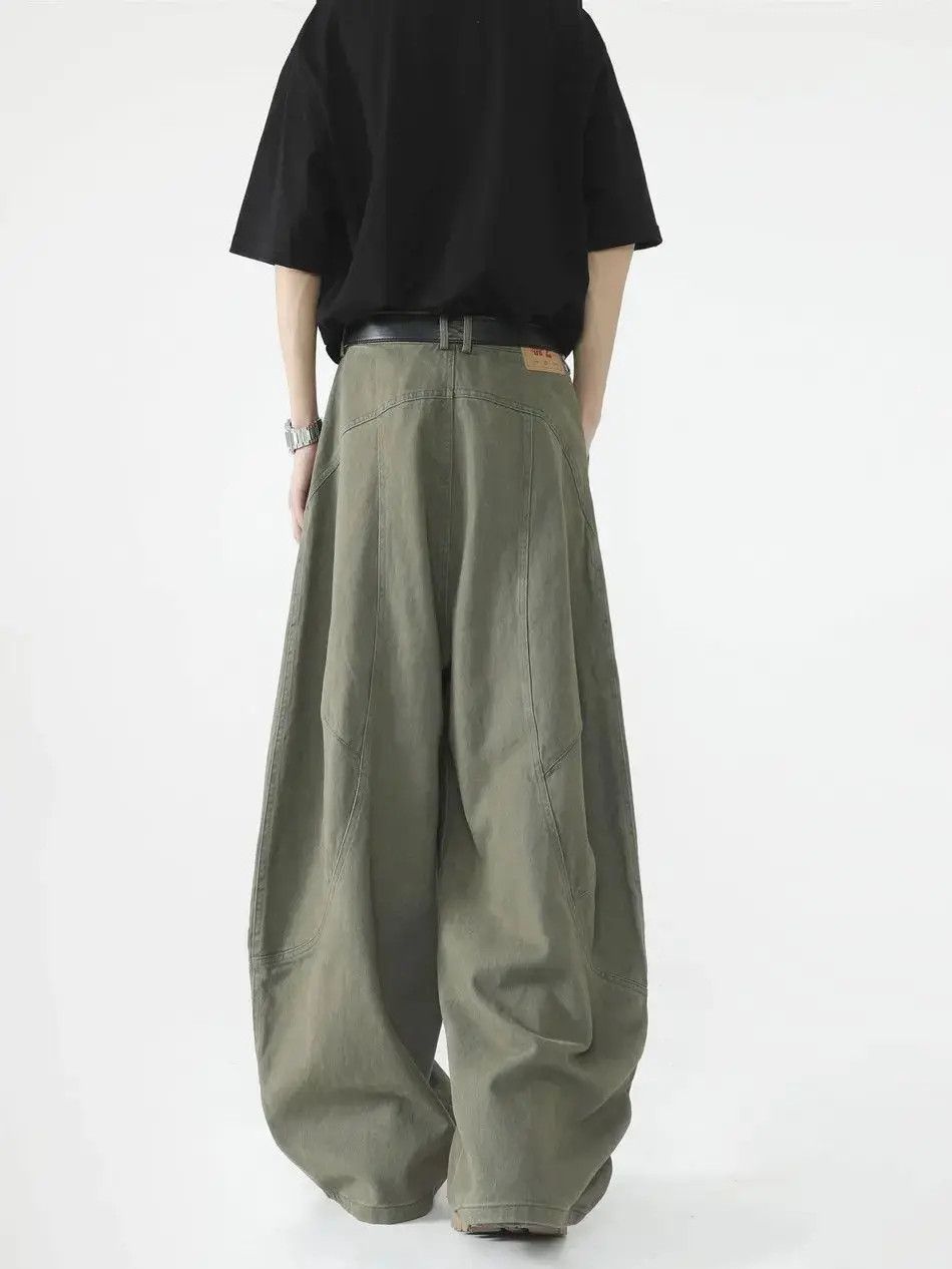 Japanese Brand Retro loose casual wide leg jeans Size US 32 / EU 48 - 5 Thumbnail