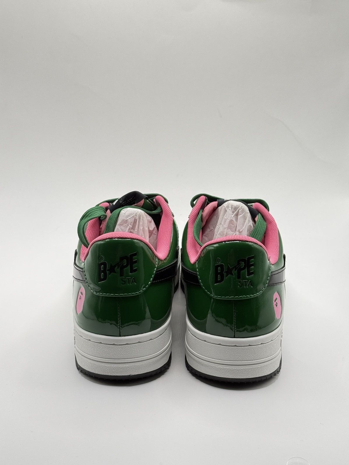 Bape A Bathing ape Bapesta # 1 green size 8.5 Size US 8.5 / EU 41-42 - 4 Thumbnail