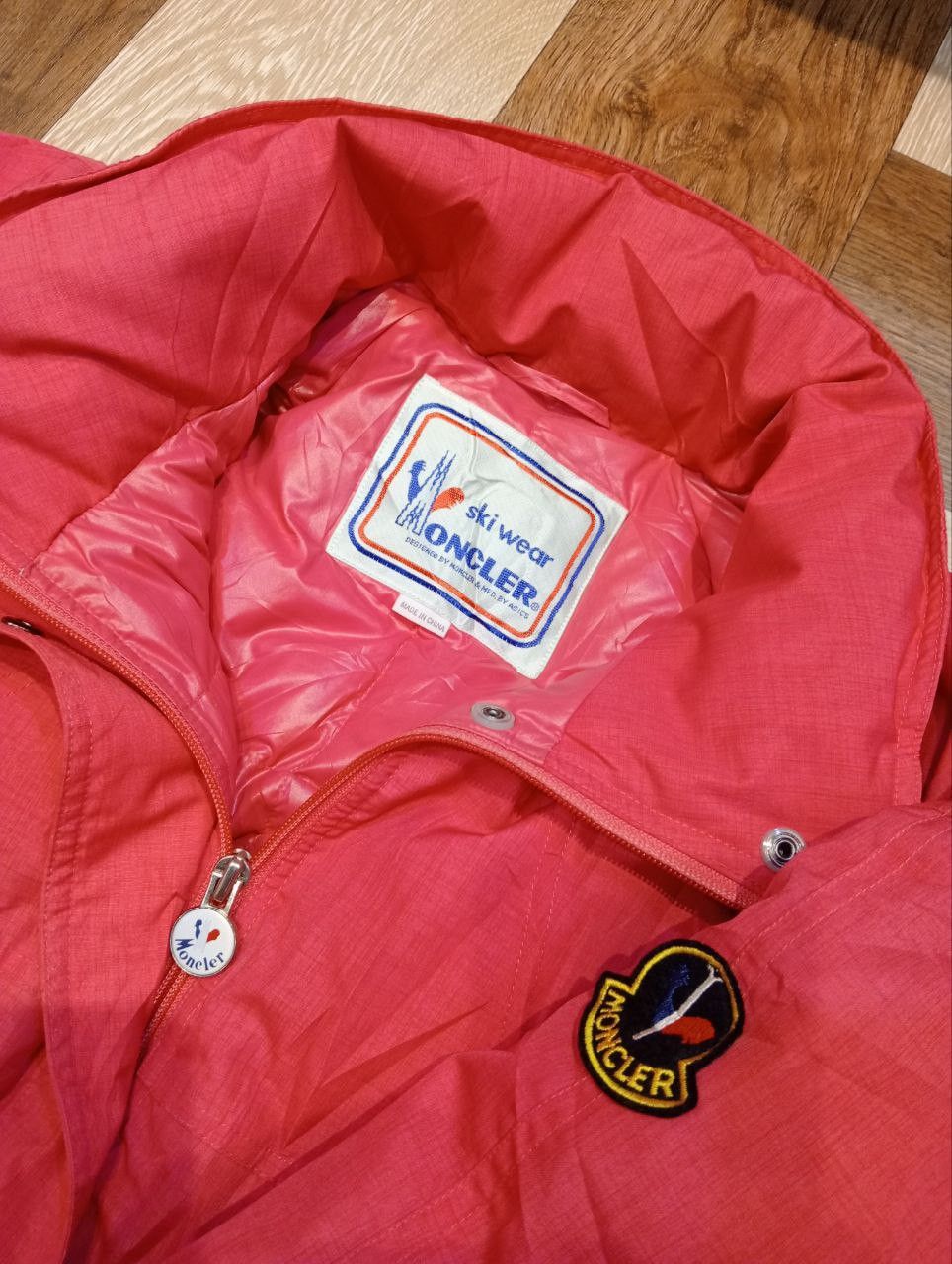 Moncler VINTAGE MONCLER X ASICS SKI DOWN JACKET - DARK PINK Size US M / EU 48-50 / 2 - 16 Thumbnail