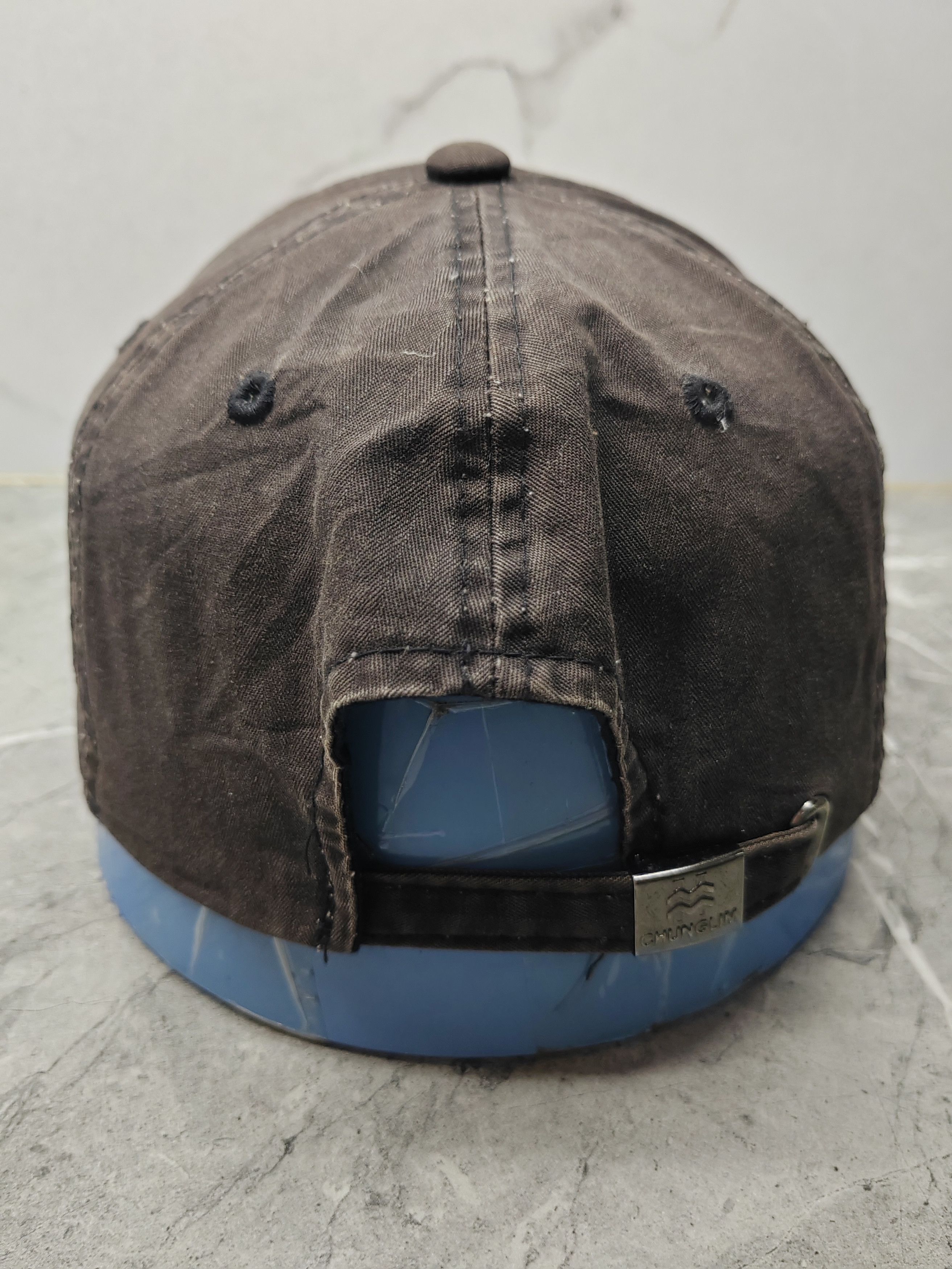Vintage Vintage Power Engine V8 Distressed Style Cap Hat Size ONE SIZE - 4 Thumbnail