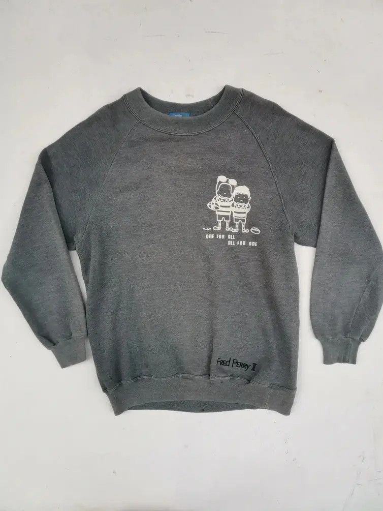 Fred Perry Rare!!! Fred Perry ll Embroidered Logo Sweatshirt Size US L / EU 52-54 / 3 - 1 Thumbnail