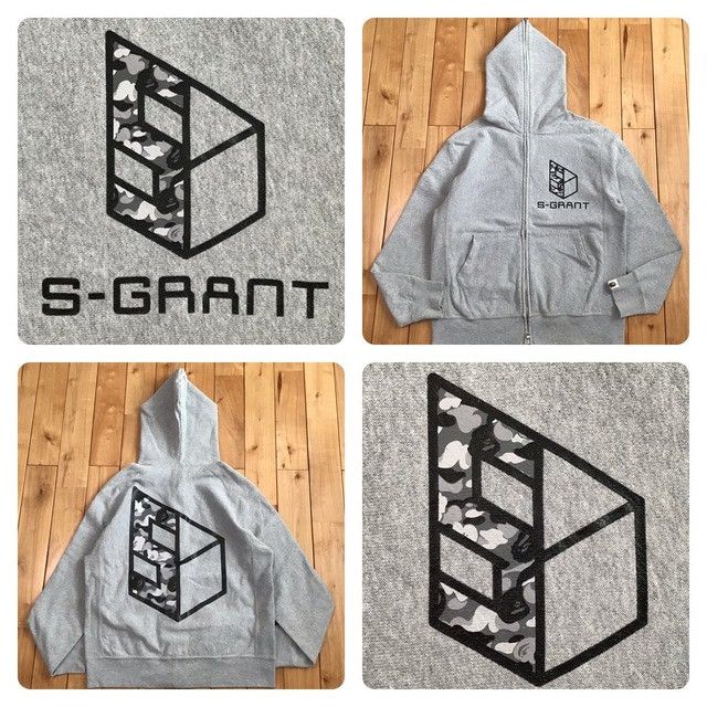 Bape × Japanese Brand × Nigo 🔥Not Sold In Store🔥 S-GRANT × BAPE camo Full zip hoodie NIGO Size US S / EU 44-46 / 1 - 1 Thumbnail
