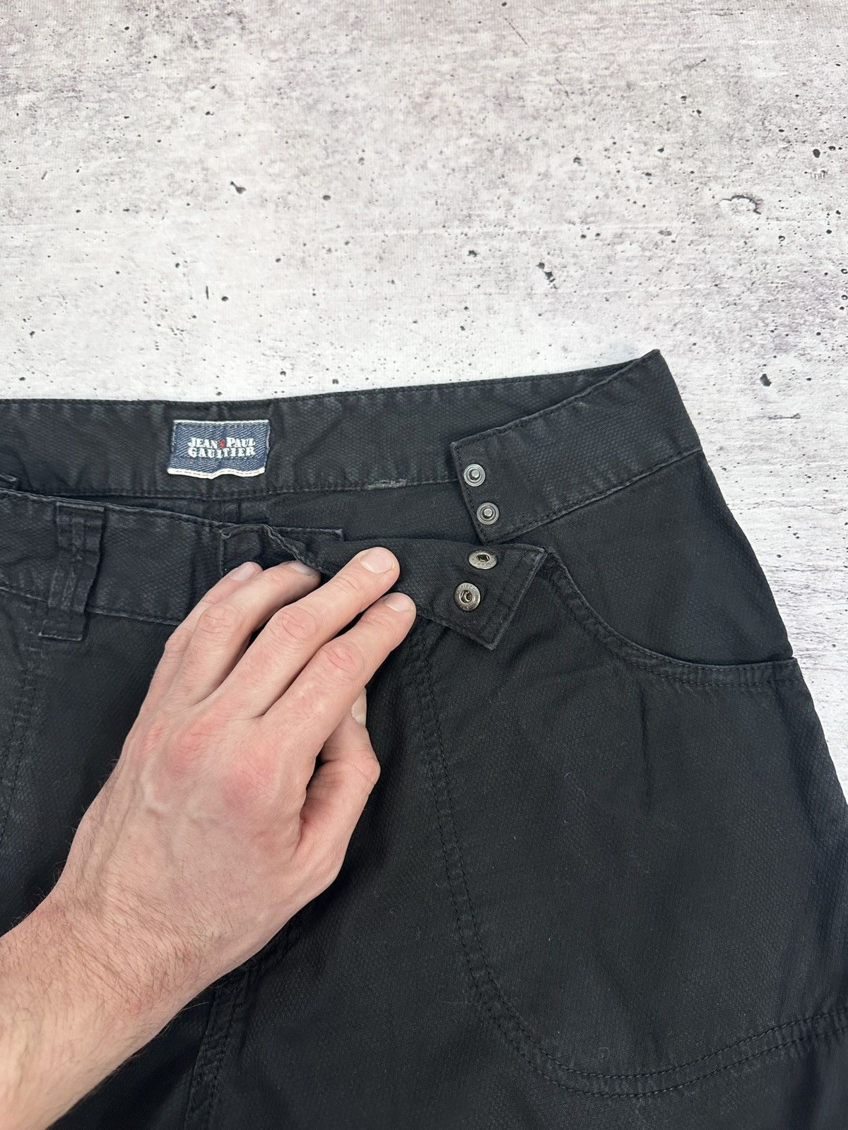 Jean Paul Gaultier Vintage Jean Paul Gaultier Black Trousers Pants JPG Archive Size US 33 - 7 Thumbnail