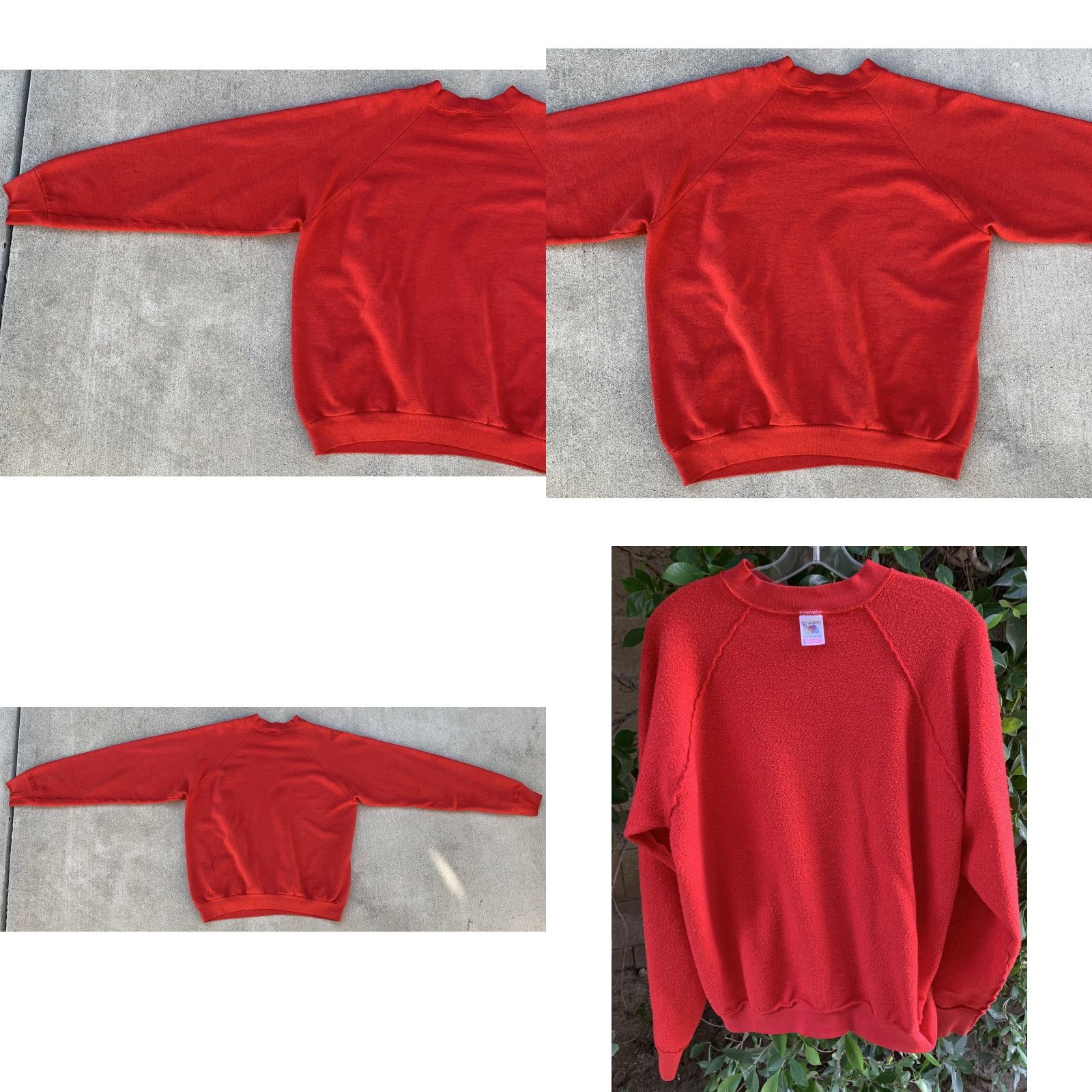 Fruit Of The Loom VINTAGE Desert Hot Springs Soccer Raglan Sweatshirt Adult Size XL Size US XL / EU 56 / 4 - 9 Thumbnail
