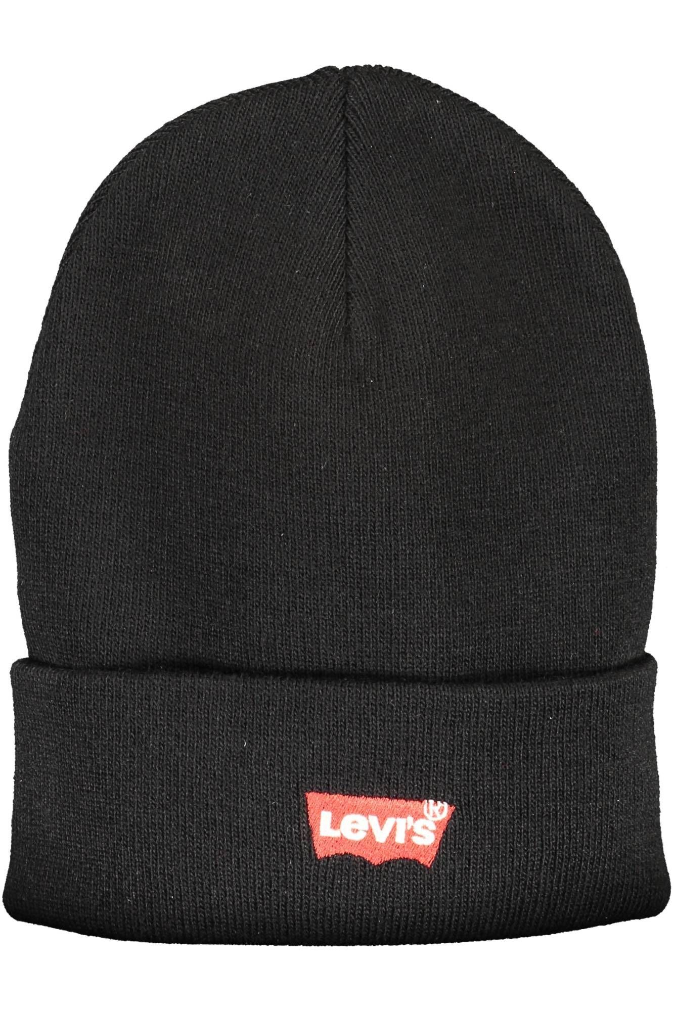 Levi's Black Acrylic Men Men's Cap Size ONE SIZE - 1 Thumbnail