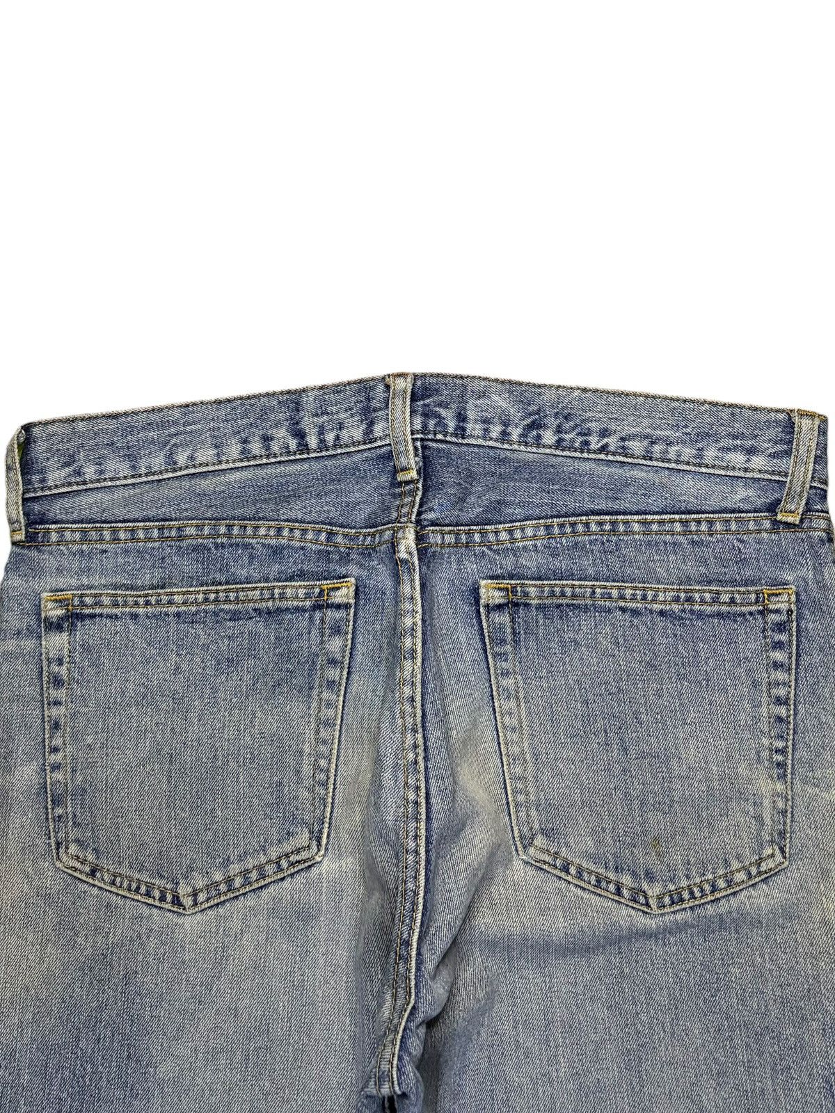 Japanese Brand × Uniqlo Vintage Japanese Uniqlo Mud Wash Distressed Flare Jeans Size US 35 - 8 Thumbnail