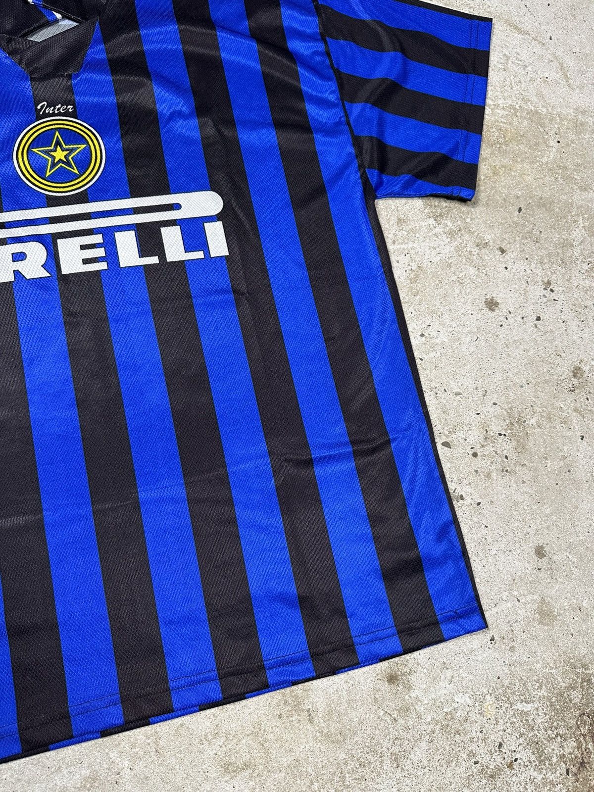 Other Vintage 1997/1998 Inter Milan Ronaldo Nazario Home Jersey Size US XL / EU 56 / 4 - 8 Thumbnail