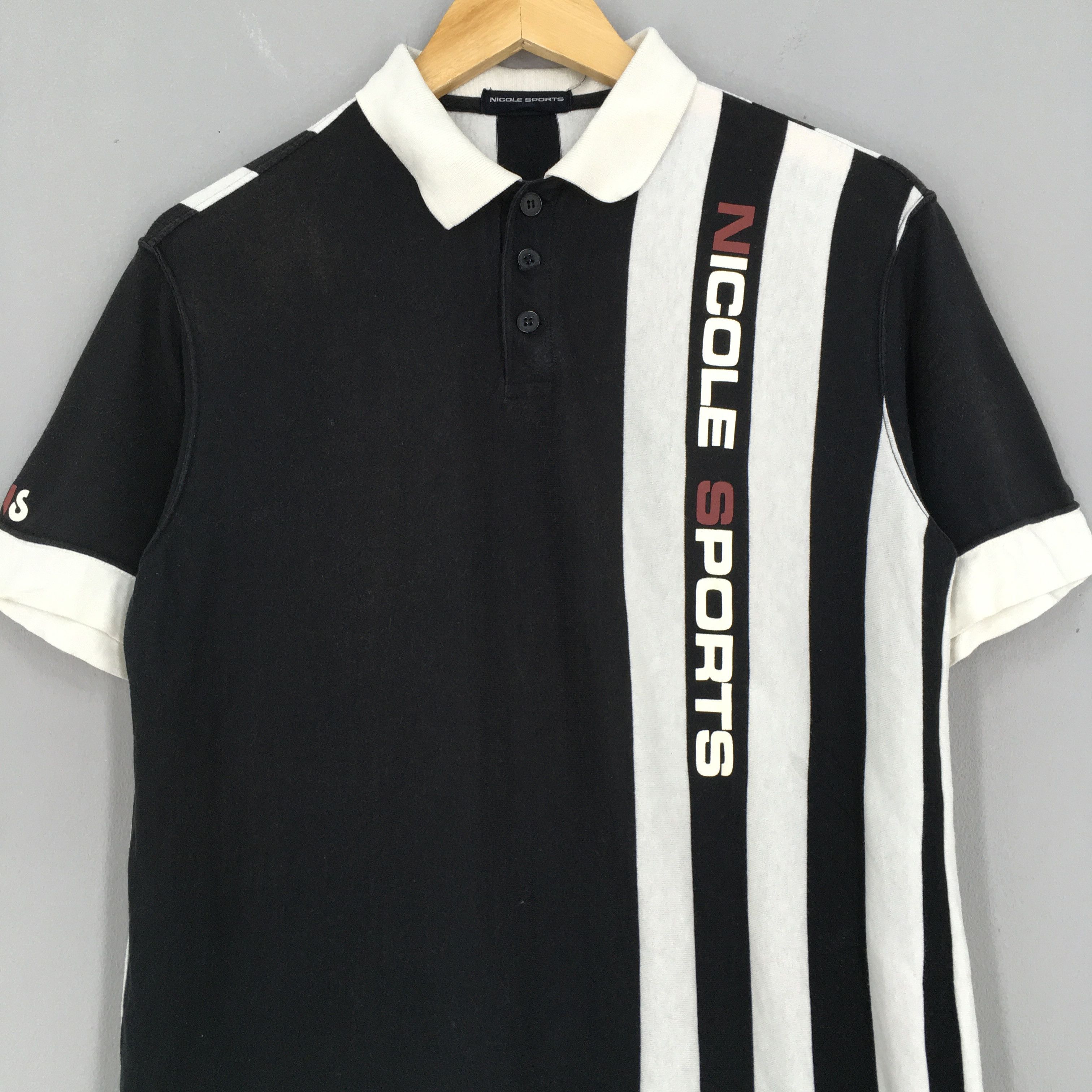 Nicole Club Vintage Nicole Club Sports Stripes Polo Shirt Small Size US S / EU 44-46 / 1 - 2 Thumbnail