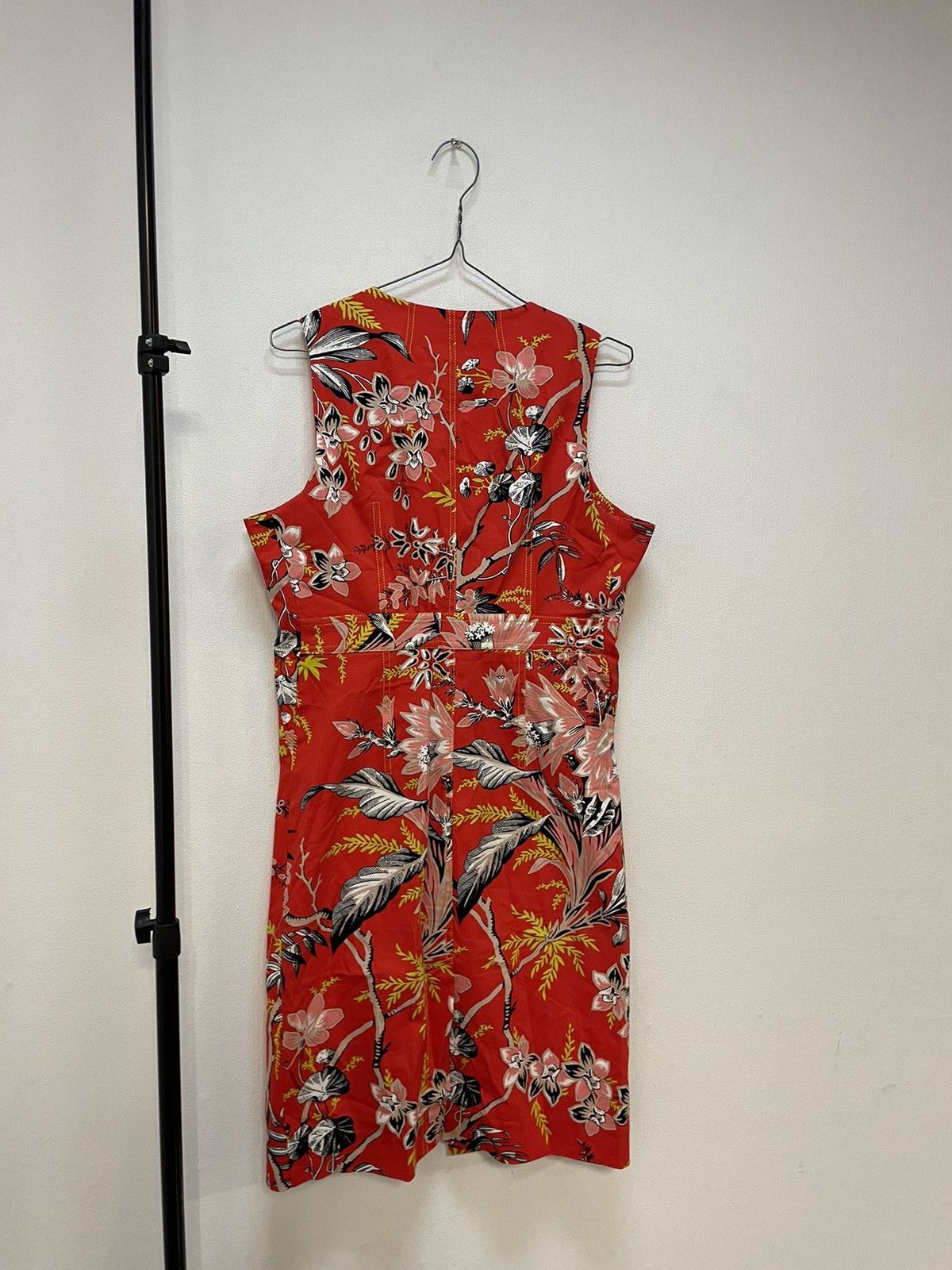 Diane von Furstenberg × Japanese Brand Diane Von Furstenberg Zip Front Sheath Dress Avalon Poppy Size M / US 6-8 / IT 42-44 - 3 Thumbnail