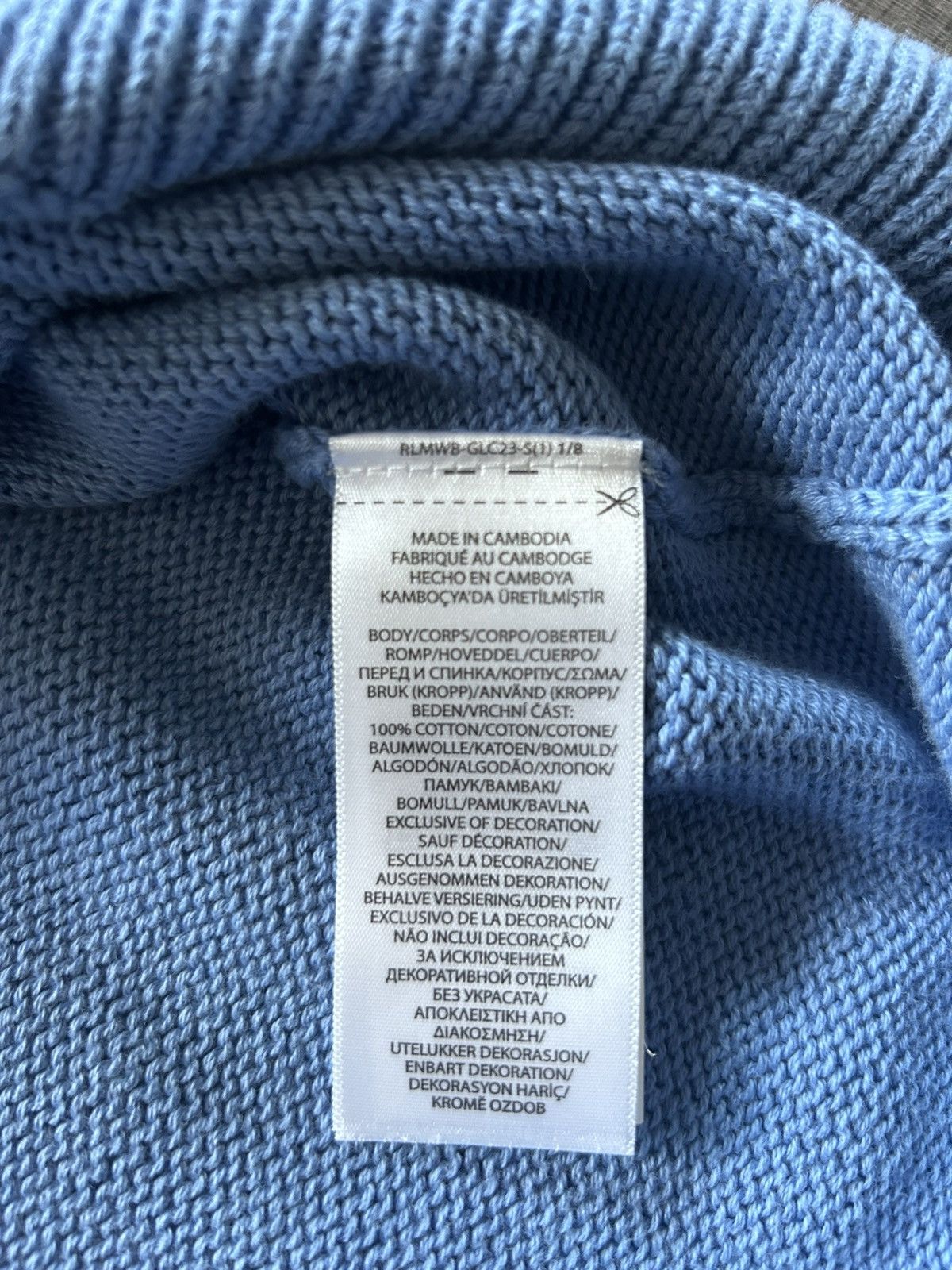 Polo Ralph Lauren Blue Ralph Lauren Sweatshirt Size US L / EU 52-54 / 3 - 5 Thumbnail