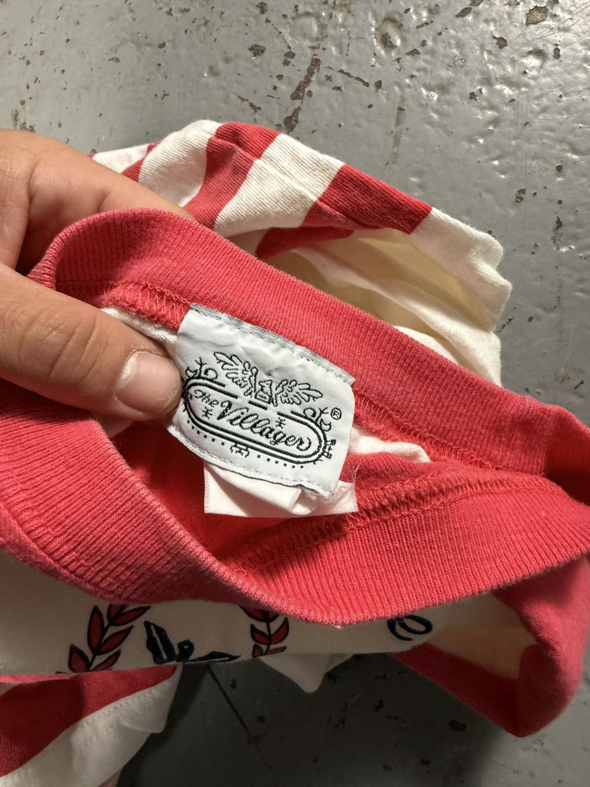 Other Vintage Villager Club Cropped Striped Tee Size US M / EU 48-50 / 2 - 7 Thumbnail