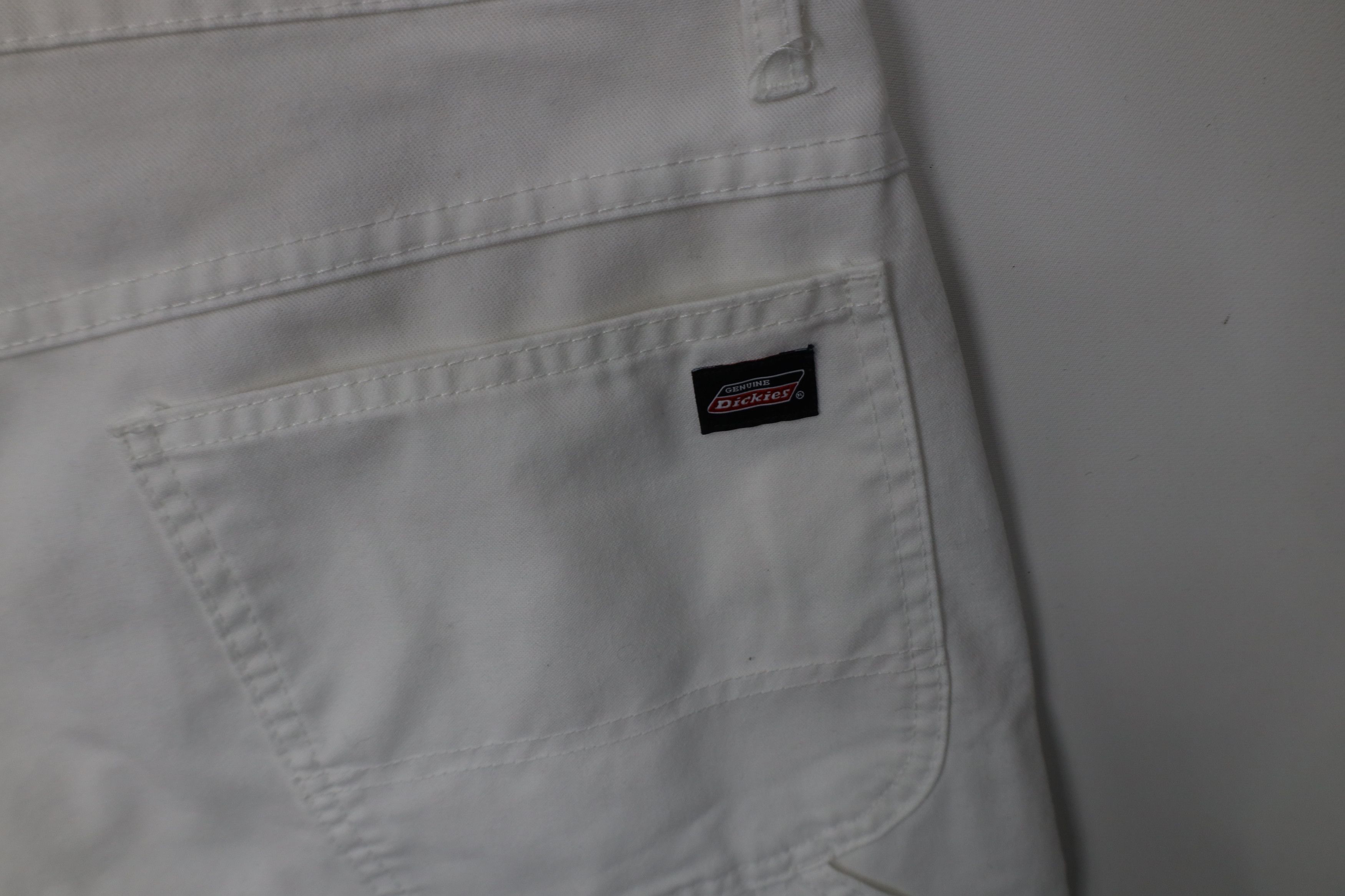 Dickies Vintage Y2K Dickies Wide Leg Dungaree Painters Pants White Size US 38 / EU 54 - 12 Thumbnail