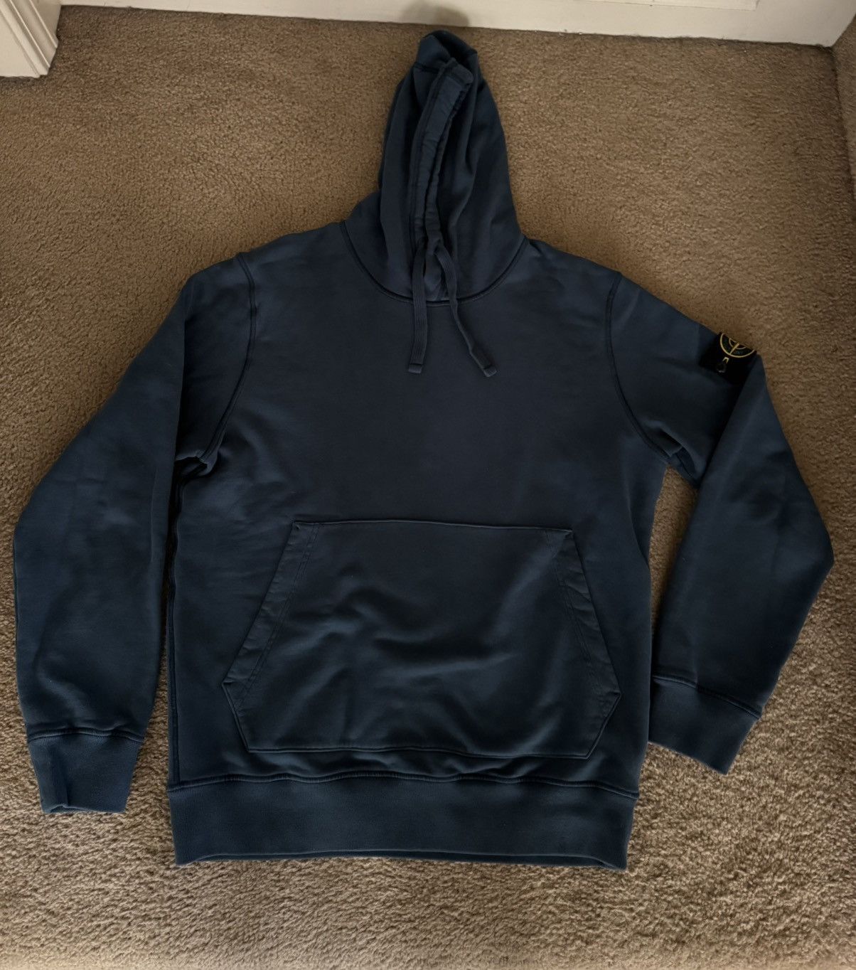 Stone Island Stone Island Dyed Hoodie - Blue Size US M / EU 48-50 / 2 - 2 Thumbnail