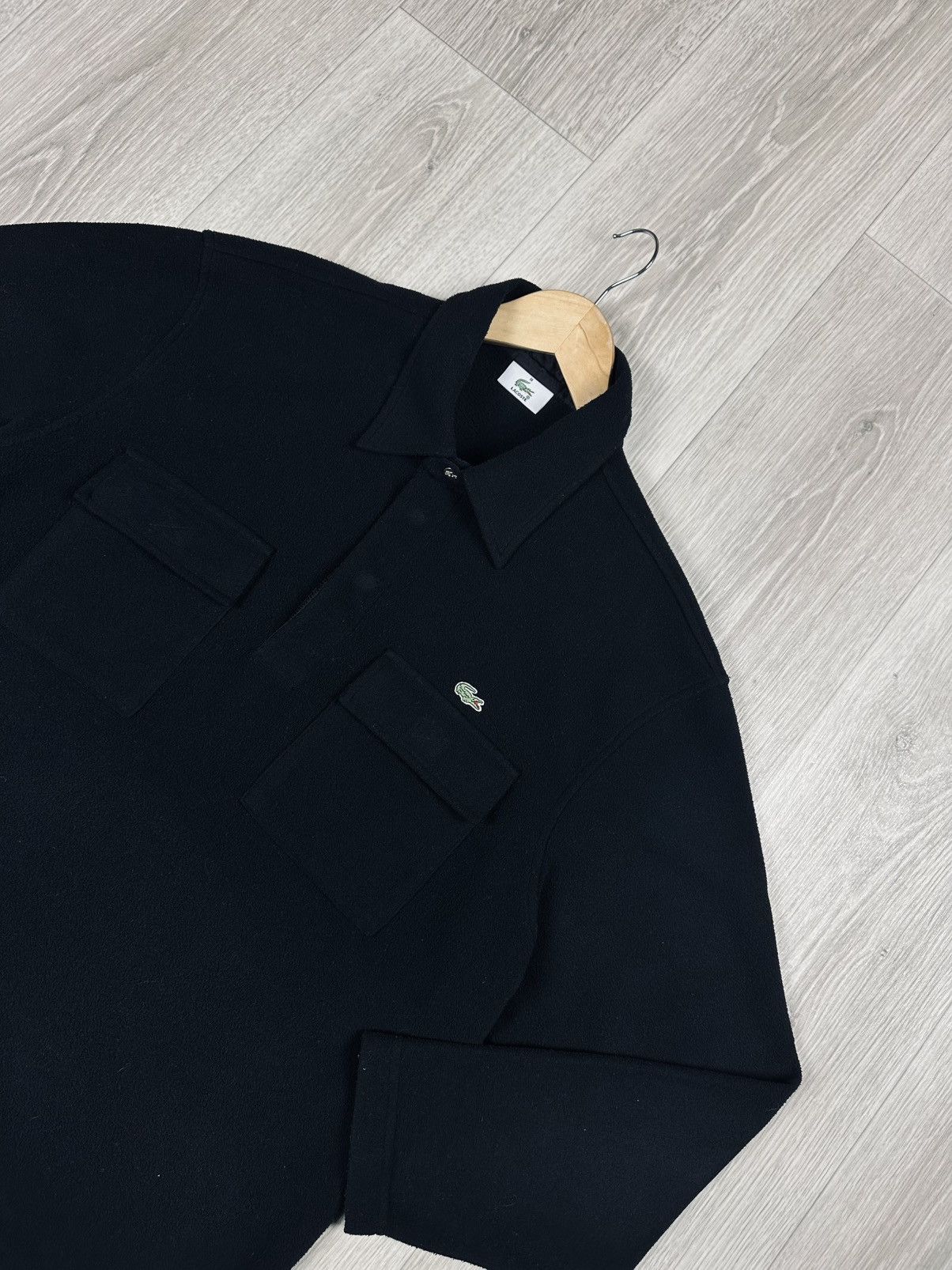 Lacoste × Vintage Vintage LACOSTE 1/4 Fleece Shirt Sweatshirt Cargo Outdoor Size US M / EU 48-50 / 2 - 3 Thumbnail