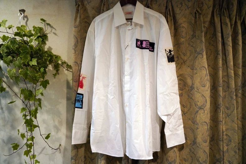 Raf Simons 2020SS sticker shirt