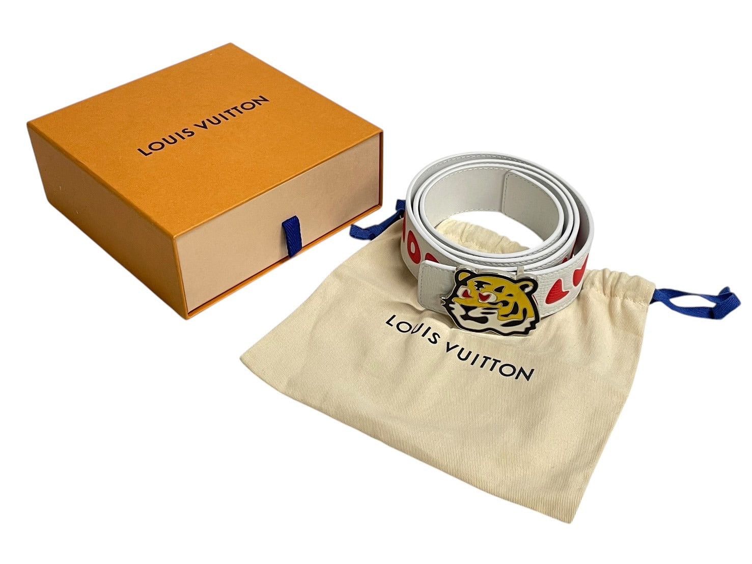 louis vuitton x nigo belt reversible size 95/38