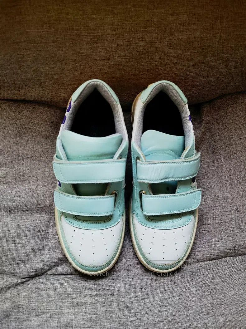 Acne Studios Acne Studios Velcro Pure Cowhide Low-Top White Sneakers wi Size US 6.5 / IT 36.5 - 3 Thumbnail