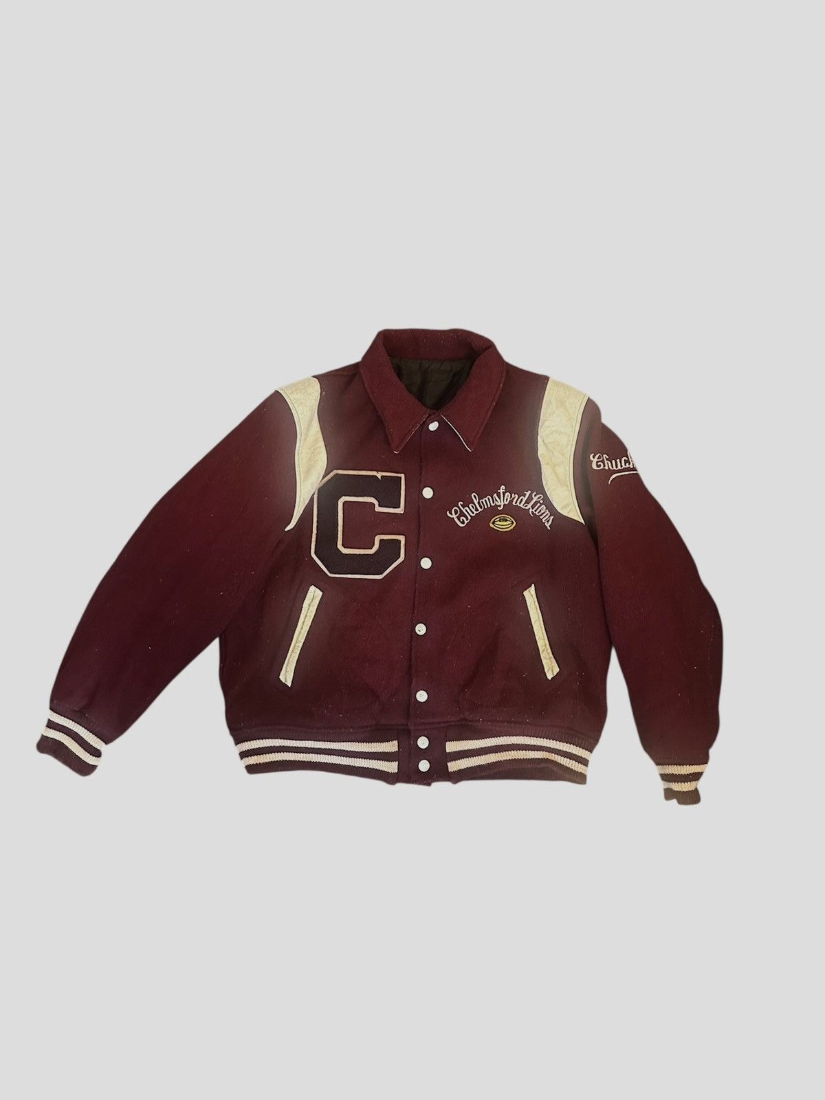 Vintage Vintage 60s Varsity Letterman Jacket Lasley Knitting Co 