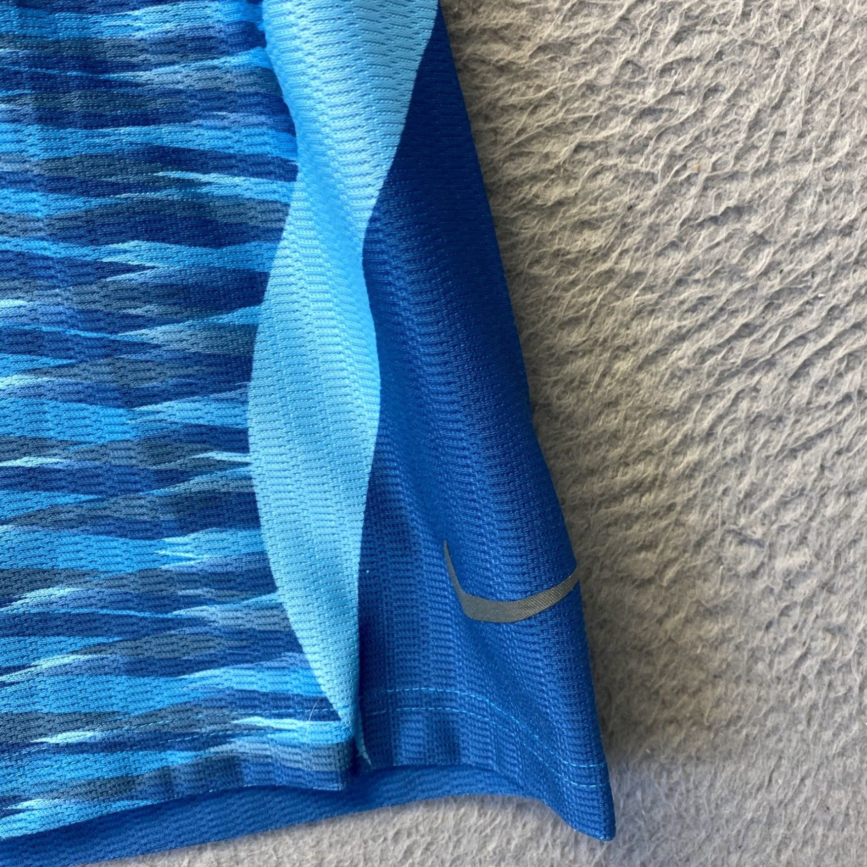 Nike Nike Shorts Adult S blue Basketball Running Mens 37-68 Regular solid Athletic Color: Blue Size US 29 - 2 Thumbnail