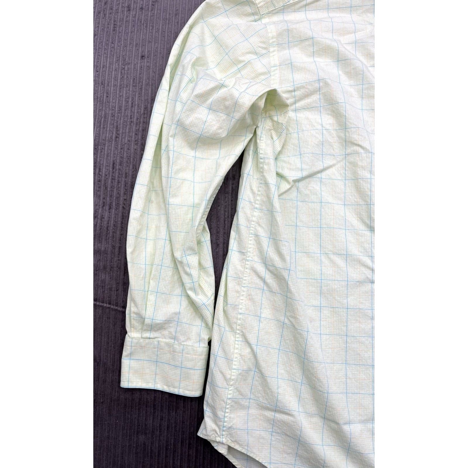 Vineyard Vines Vineyard Vines Murray Shirt Long Sleeve Button-Up Adult Large Light Green Multicolor Check Casual Mens Size US L / EU 52-54 / 3 - 8 Thumbnail