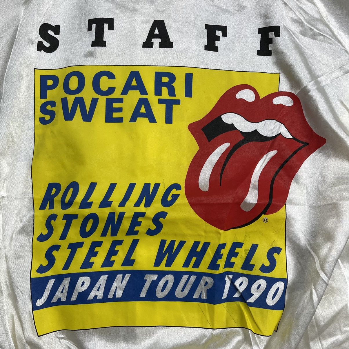 Band Tees × The Rolling Stones × Vintage Vintage 90s Rolling stones japan tour 1990 varsity jacket Size US M / EU 48-50 / 2 - 5 Thumbnail