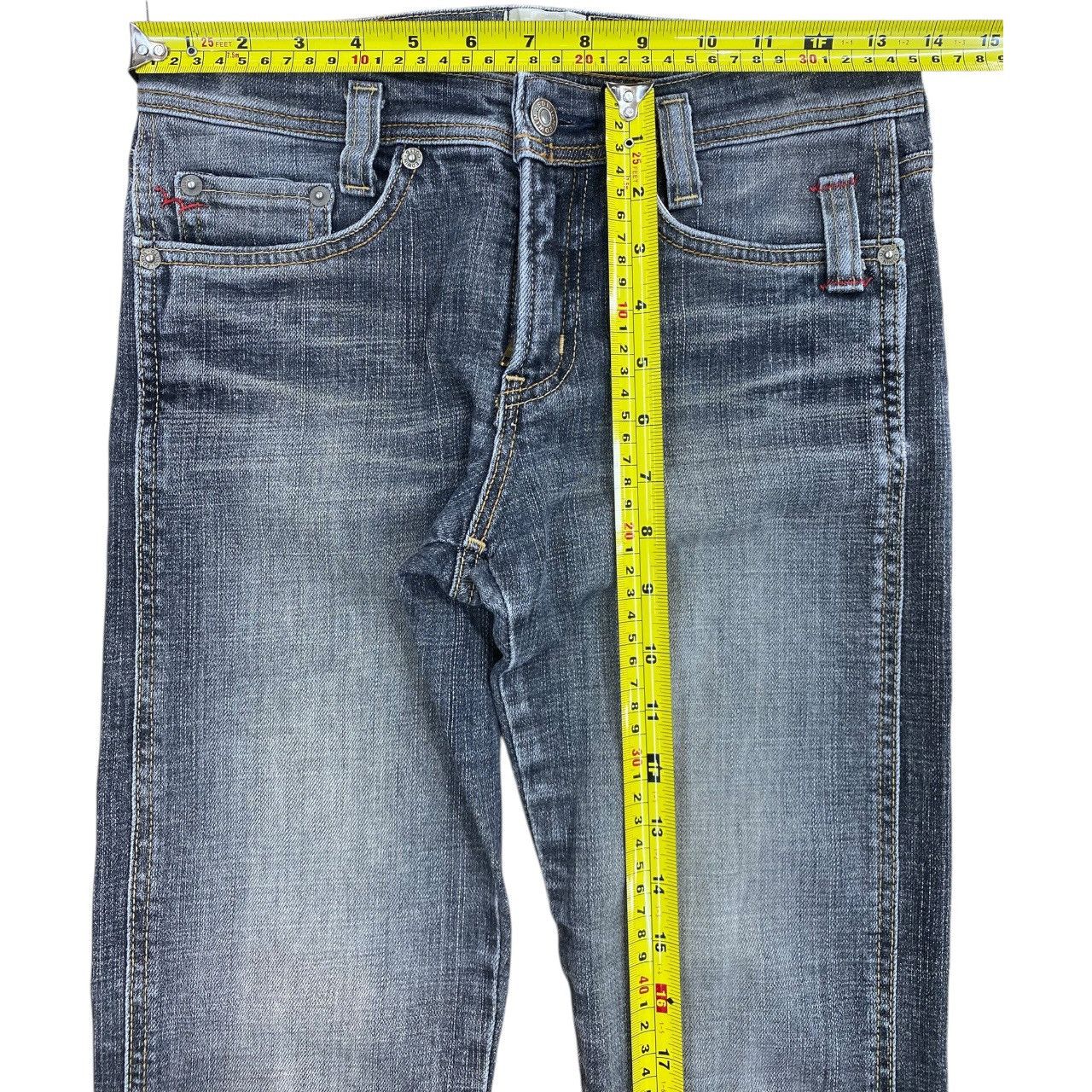 Edwin Edwin 503 Faded Black Wash Style Flare Jeans Size US 28 / EU 44 - 7 Thumbnail