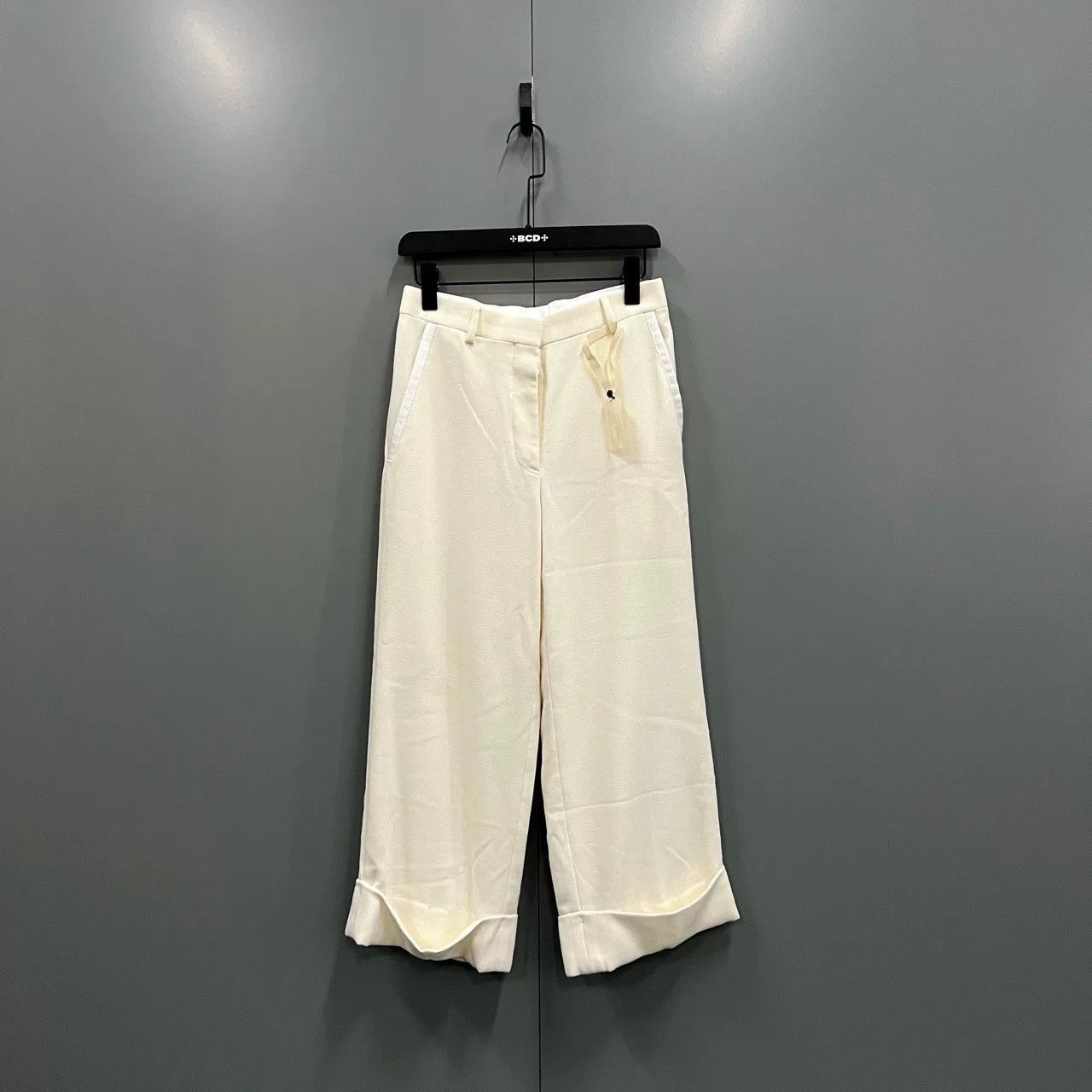 Thom Browne Thom Browne Beige Wide-Leg Casual Pants Size US 38 / EU 54 - 1 Thumbnail