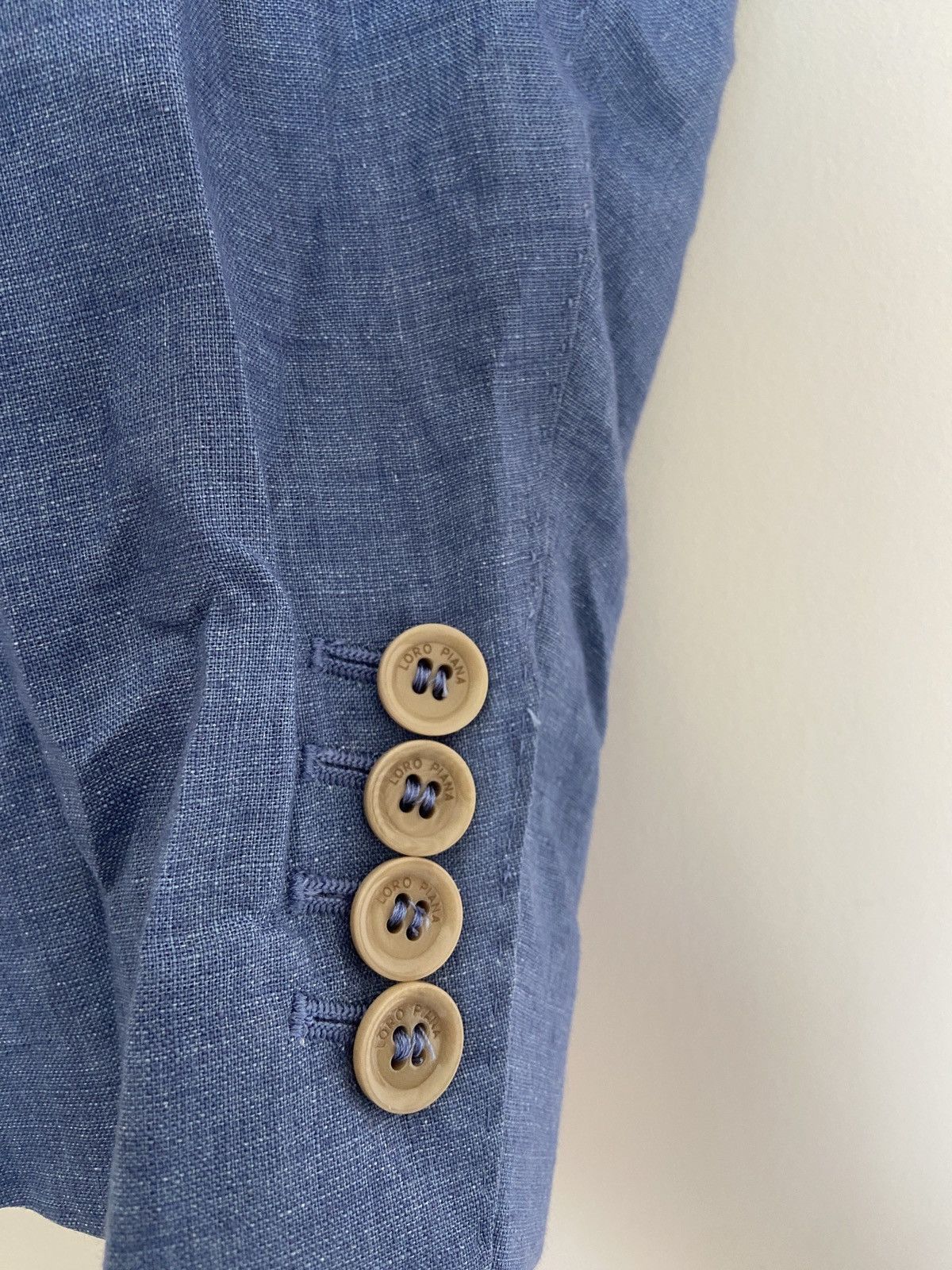 Loro Piana Loro Piana Madrid Sartorial Linen Blazer Size 52L - 3 Thumbnail