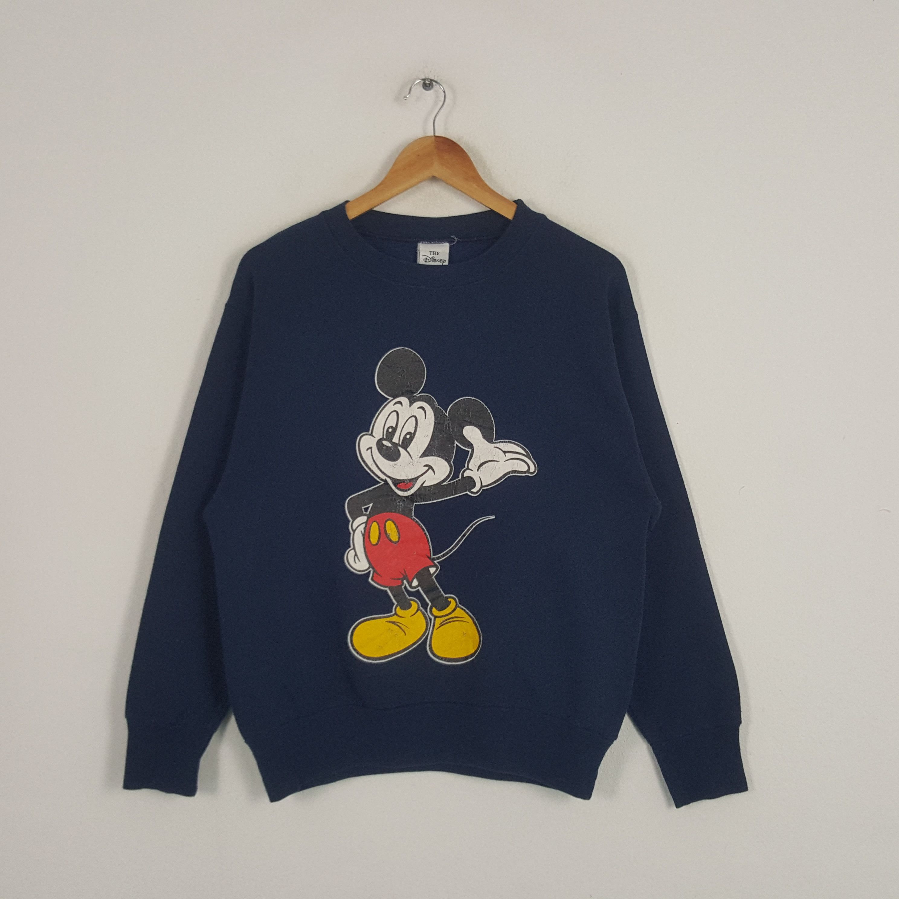 Disney × Mickey Mouse × Vintage Vintage 90's Mickey Mouse Cartoon Character Sweatshirt Size US M / EU 48-50 / 2 - 1 Thumbnail