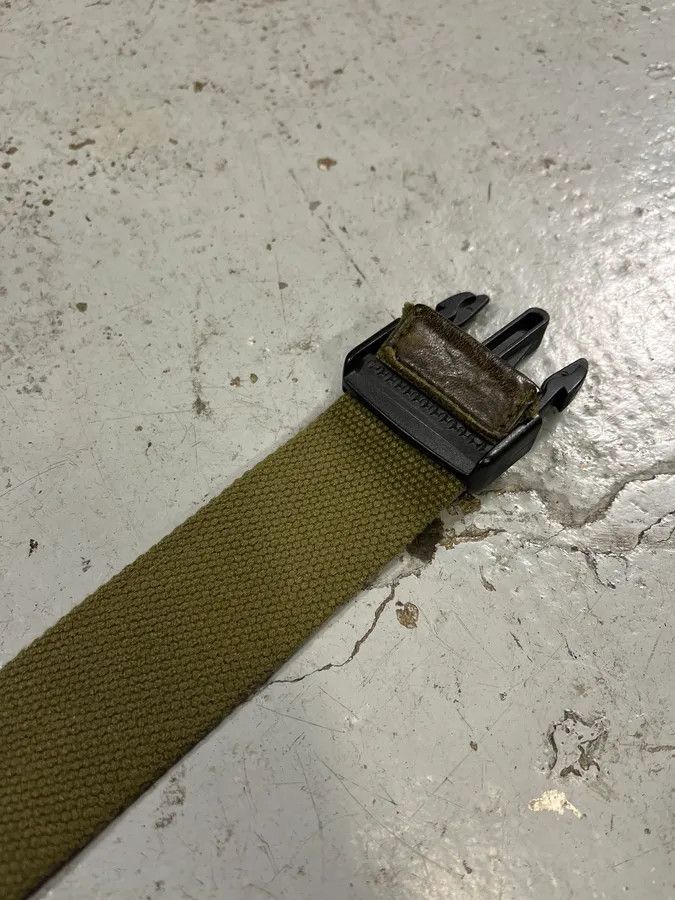 Designer × Dolce & Gabbana × Vintage SS2003 Dolce & Gabbana Olive Military Belt Size ONE SIZE - 5 Thumbnail