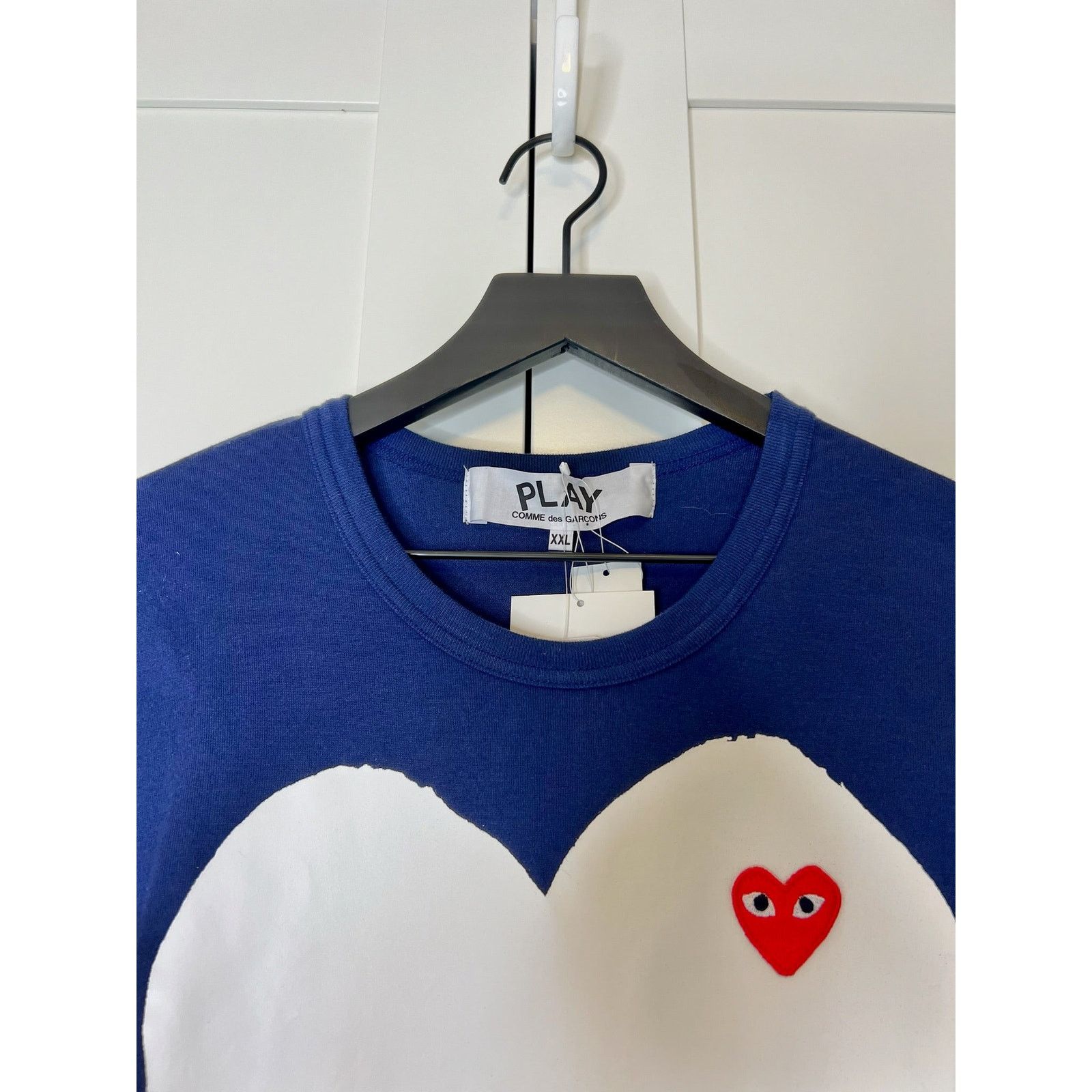 Comme des Garcons PLAY NWT! Comme Des Garçons Play Navy T-shirt, Size 2XL Size US XXL / EU 58 / 5 - 4 Thumbnail