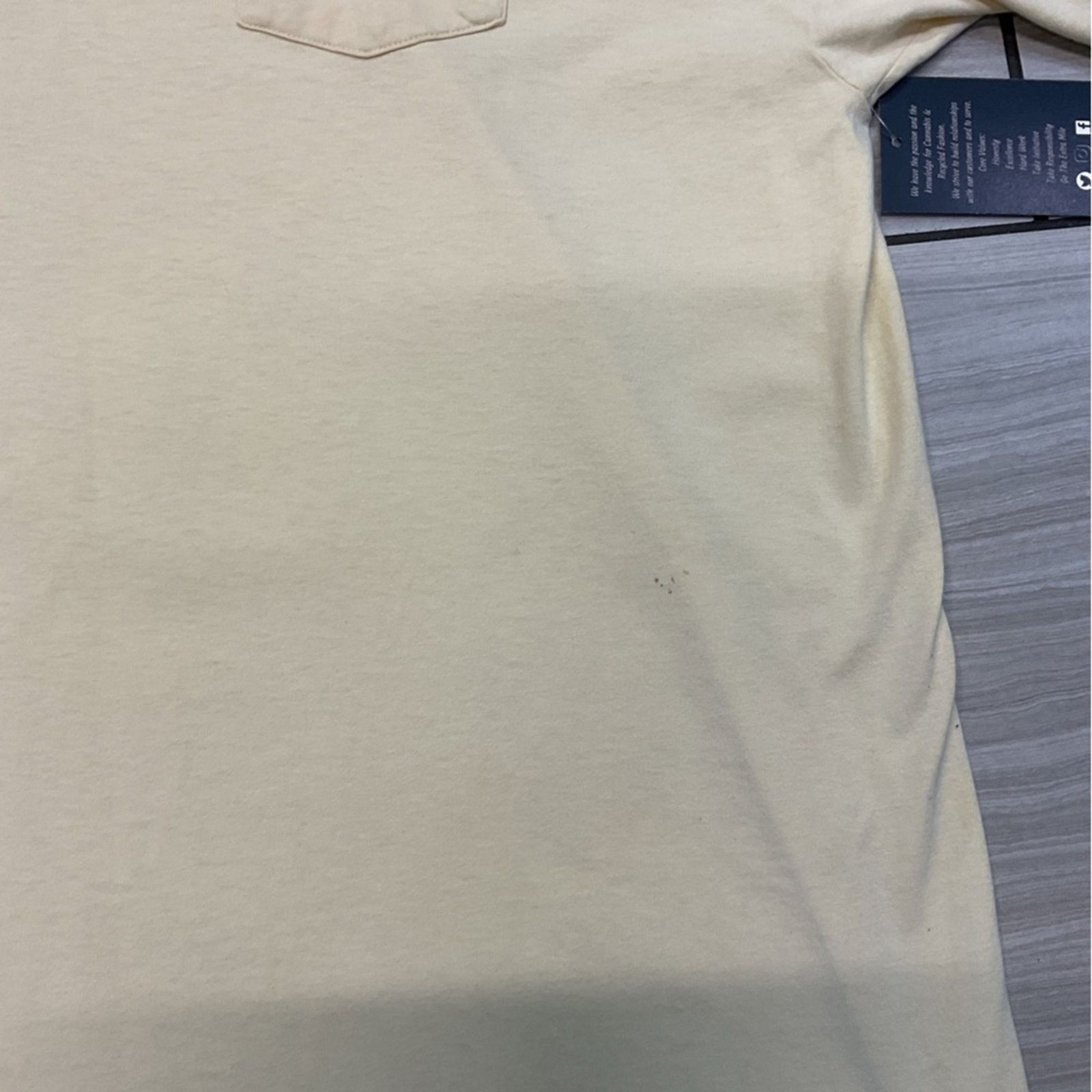 Polo Ralph Lauren Vintage Polo by Ralph Lauren Pocket Yellow T-Shirt Size US L / EU 52-54 / 3 - 5 Thumbnail