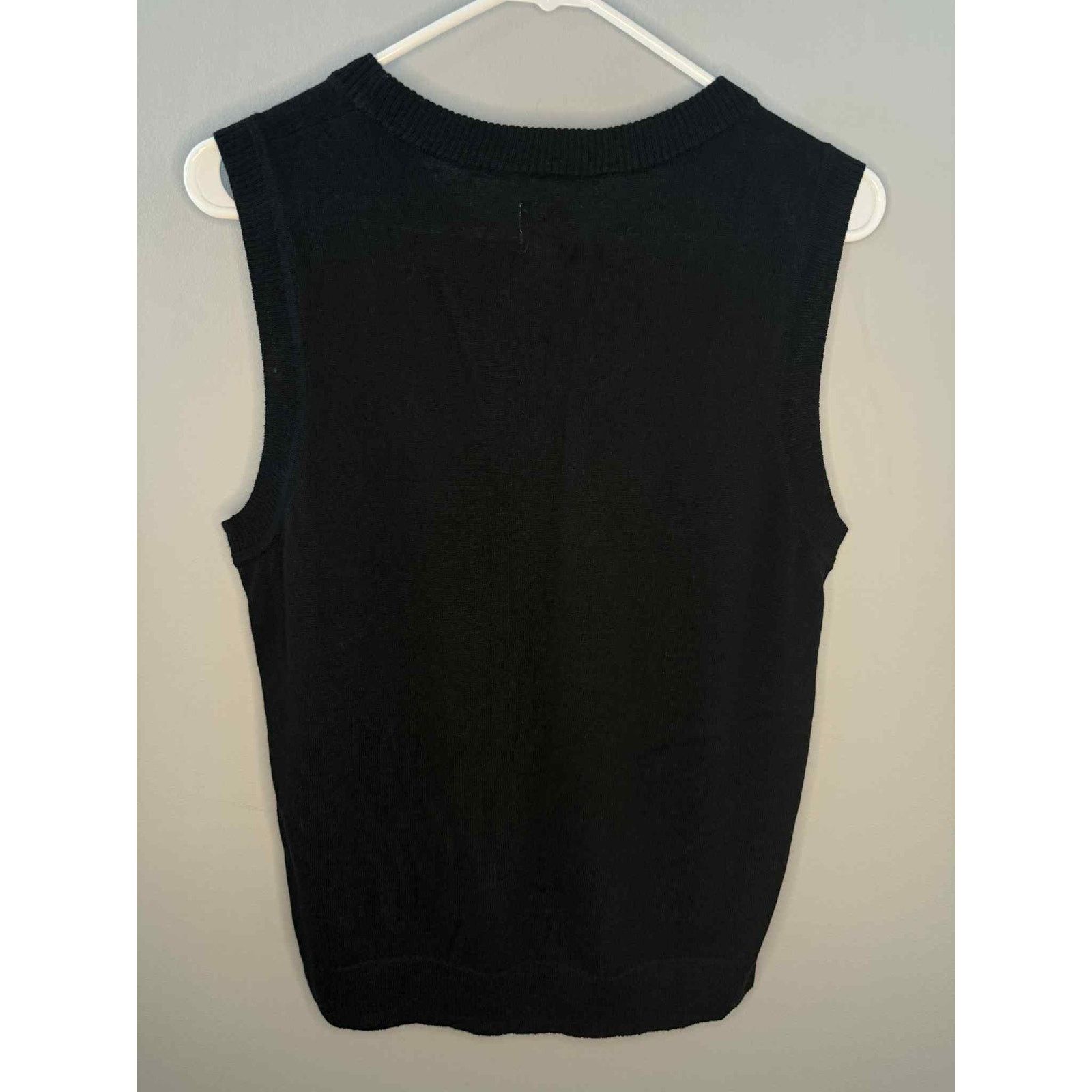 Gap Gap Linen Blend Tank Sweater Black Women's Petite Size M Size M / US 6-8 / IT 42-44 - 3 Thumbnail
