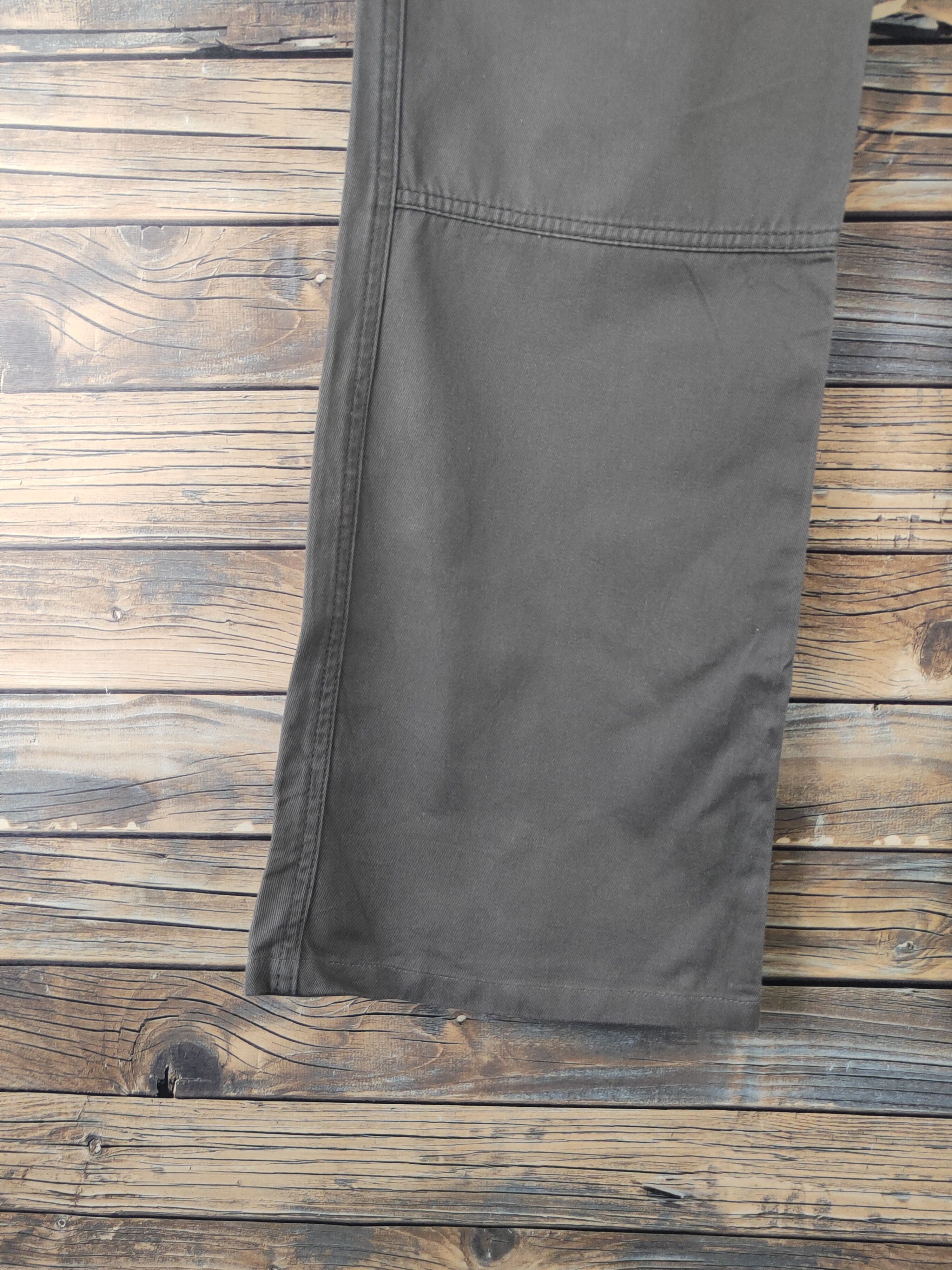 Japanese Brand DL Root Three Dark Olive Multipocket Cargo Pants #1911 Size 33" - 4 Thumbnail