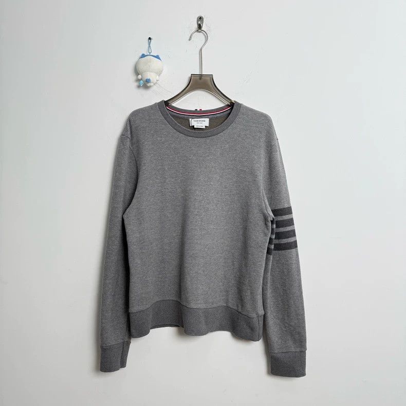 Thom browne Dark gray four-striped sweatshirt 2503-Nextarro