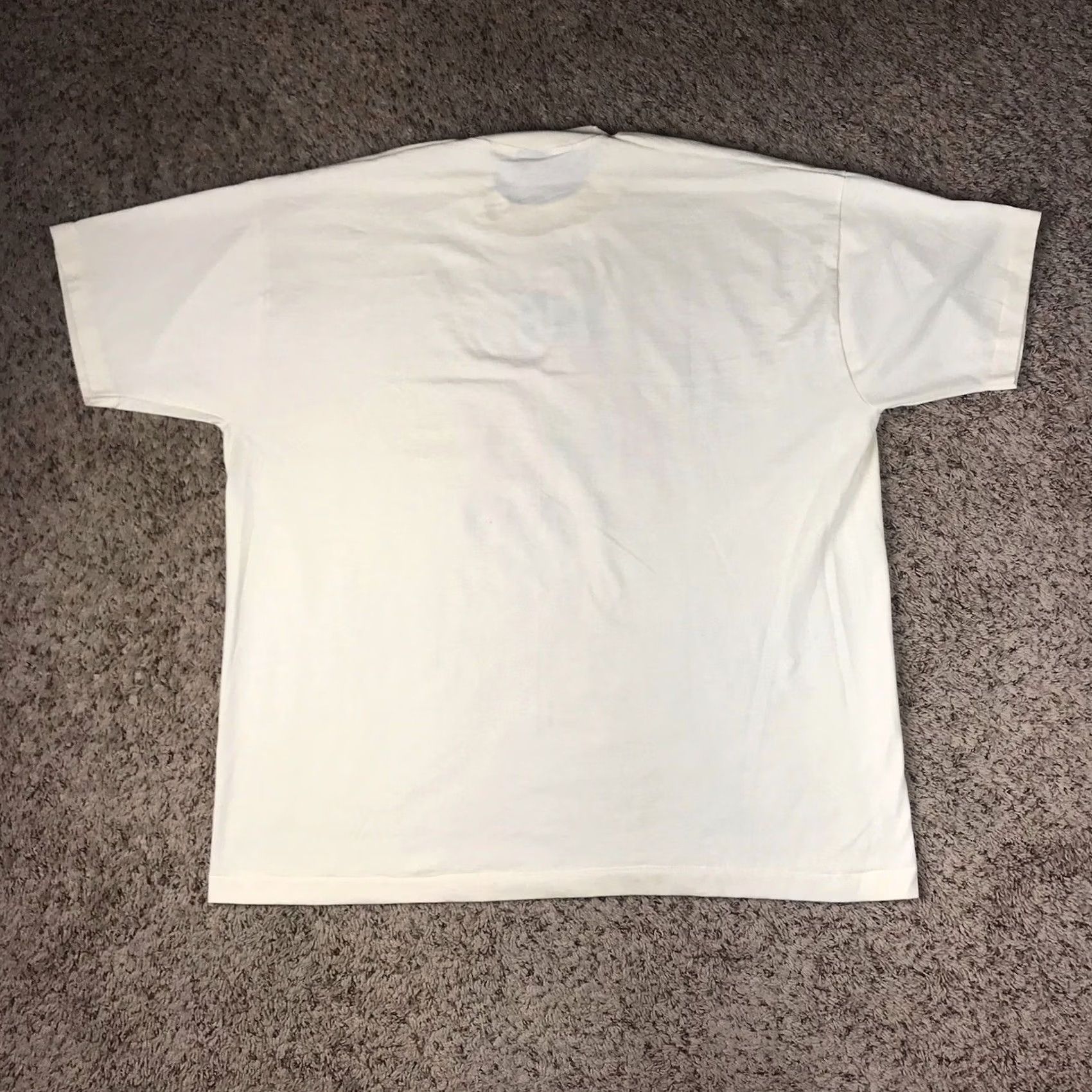 Fruit Of The Loom VINTAGE 90s Christian Graphic Tee Shirt XXL Beige Nike? Size US XXL / EU 58 / 5 - 3 Thumbnail