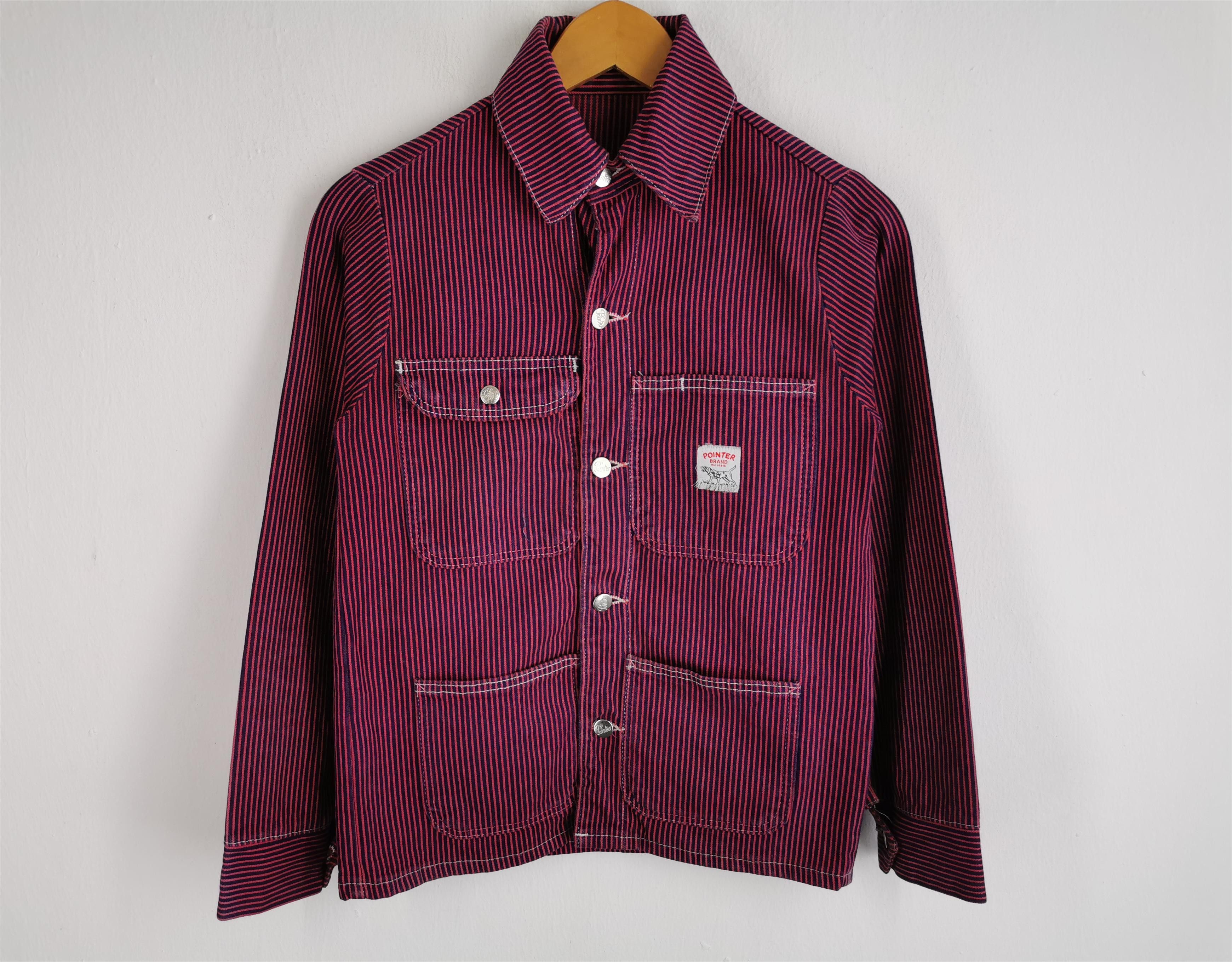Pointer Vintage 80s Pointer Hickory Denim Jacket Size S Size US S / EU 44-46 / 1 - 1 Thumbnail
