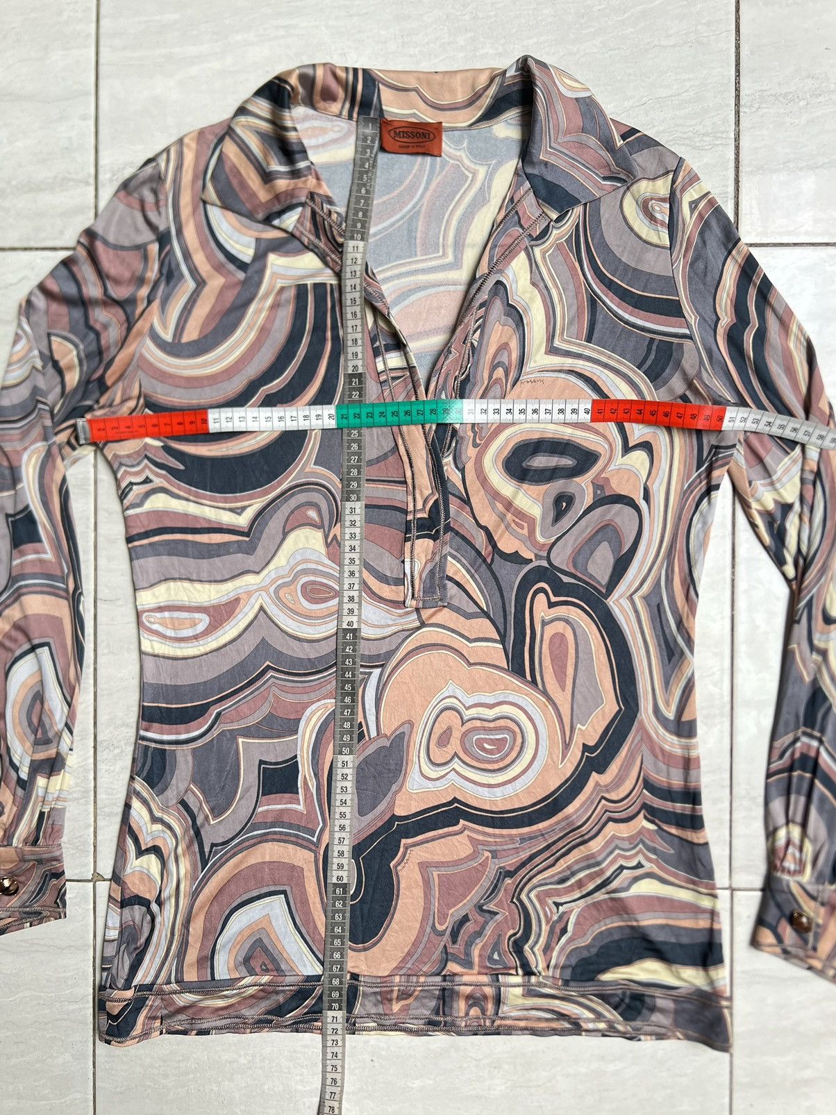 Missoni Missoni Abstract Pattern Shirt Size US S / EU 44-46 / 1 - 2 Thumbnail