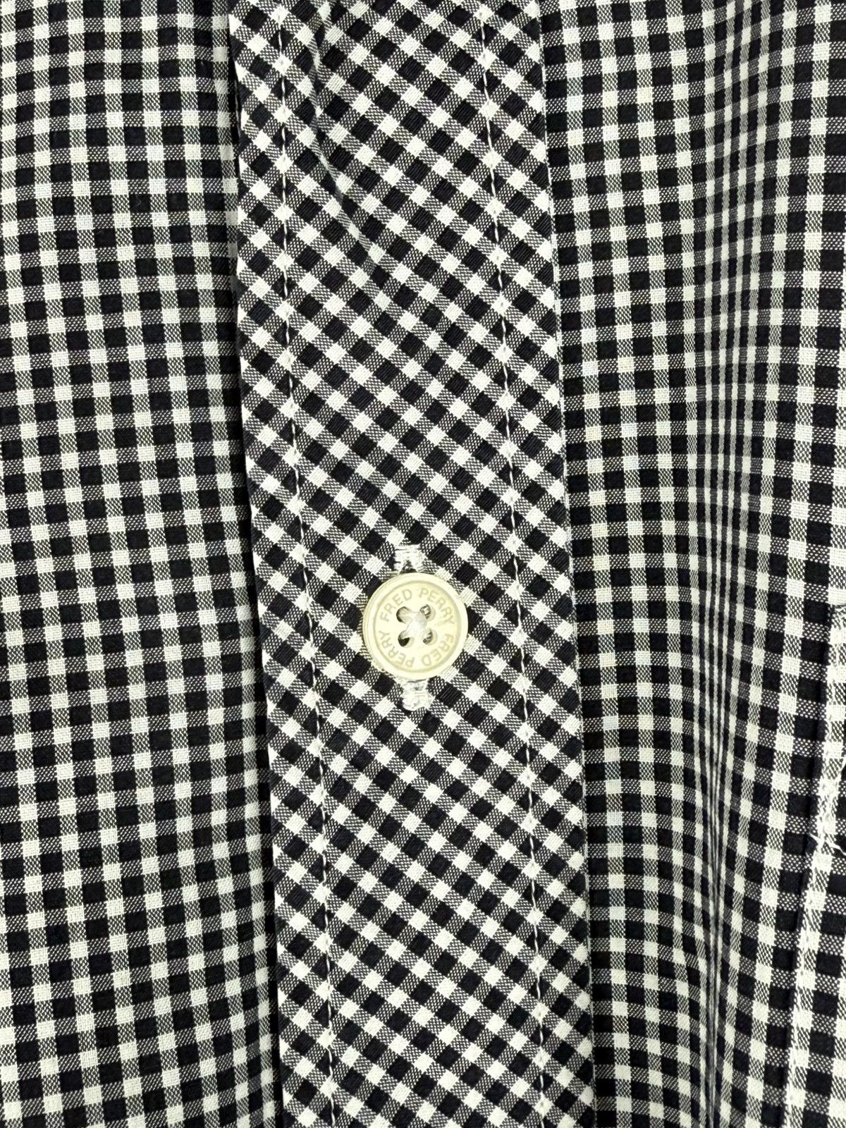 Fred Perry Fred Perry Men’s Shorts Sleeve Checked Button Up Shirt Size US S / EU 44-46 / 1 - 10 Thumbnail