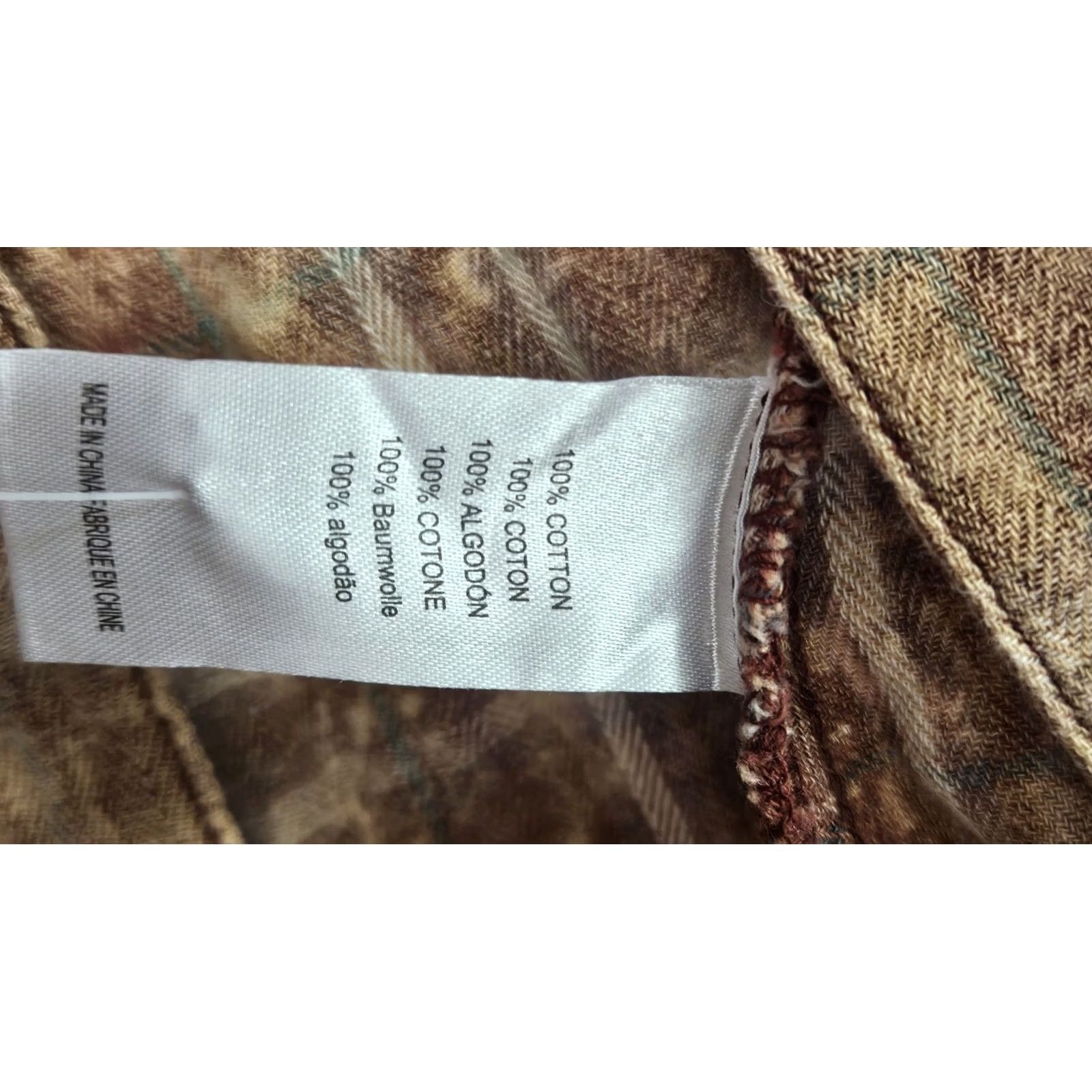 Vintage VINTAGE? CowGirl Women's Western Plaid Acid Wash Flannel Shirt Tunic M Pink Crazy Train Shirt Women Medium Pink Plaid Western Boho Tunic Button-Up Size M / US 6-8 / IT 42-44 - 5 Thumbnail
