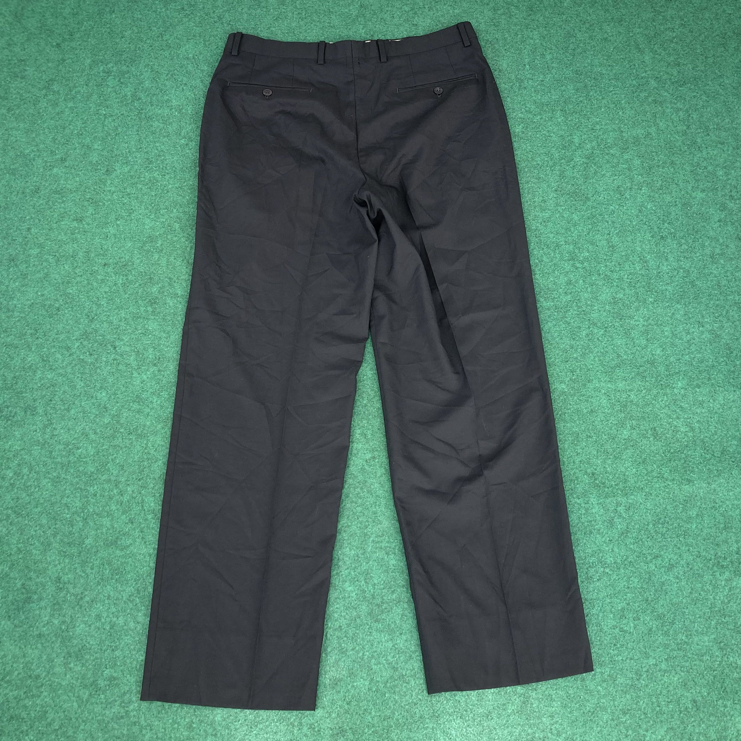 Christian Dior Monsieur × Vintage Vtg Christian Dior Monsieur Black Designer Pant Size US 34 / EU 50 - 13 Thumbnail
