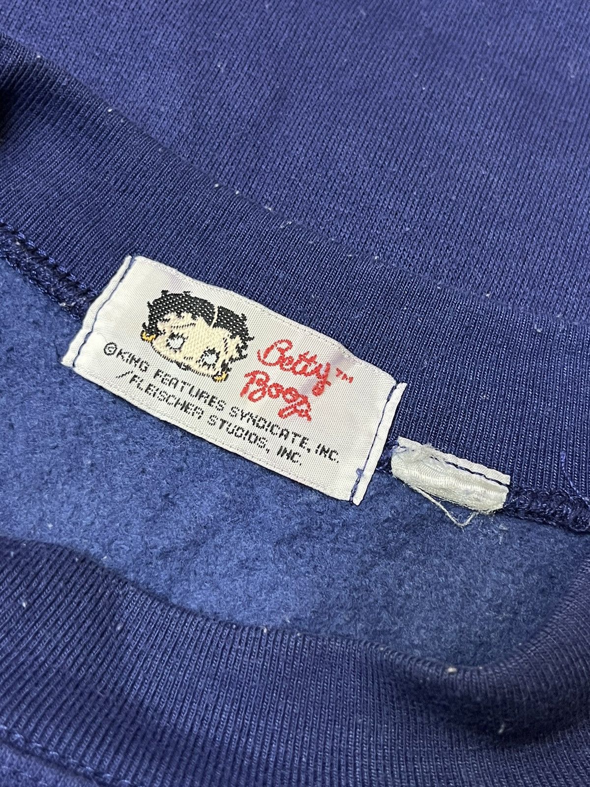 Cartoon Network VINTAGE 90s BETTY BOOP UNIVERSITY 1995 PULLOVER SWEATSHIRT Size US L / EU 52-54 / 3 - 9 Thumbnail