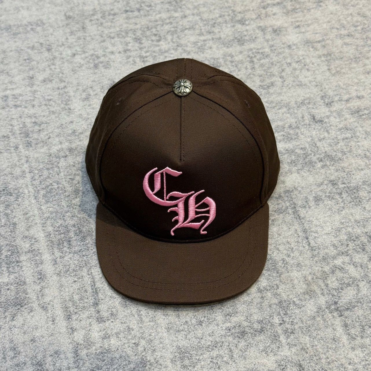 Chrome Hearts CHROME HEARTS CH Baseball Hat BROWN/PINK | Grailed