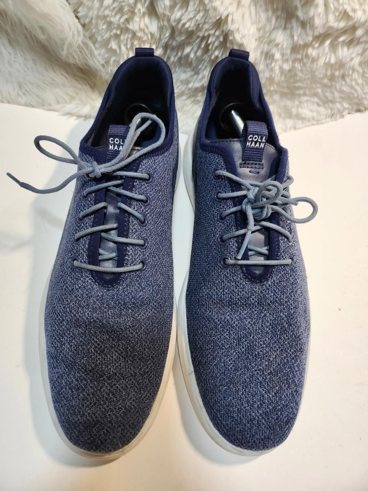 Cole Haan Cole Haan Men's Size 13 M Navy Blue Knit Oxford Sneakers Size US 13 / EU 46 - 3 Thumbnail