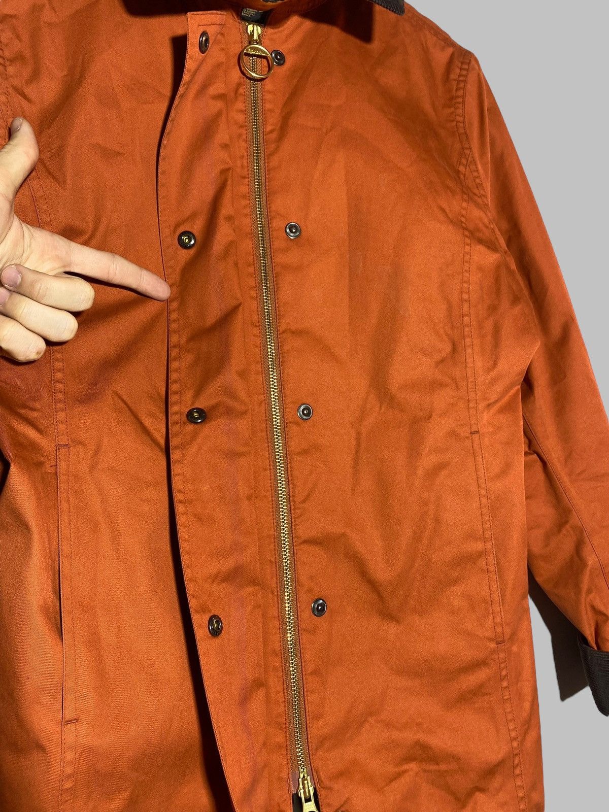 Barbour Barbour Newmarket Jacket Women’s Orange Color Size 10 Size M / US 6-8 / IT 42-44 - 9 Thumbnail