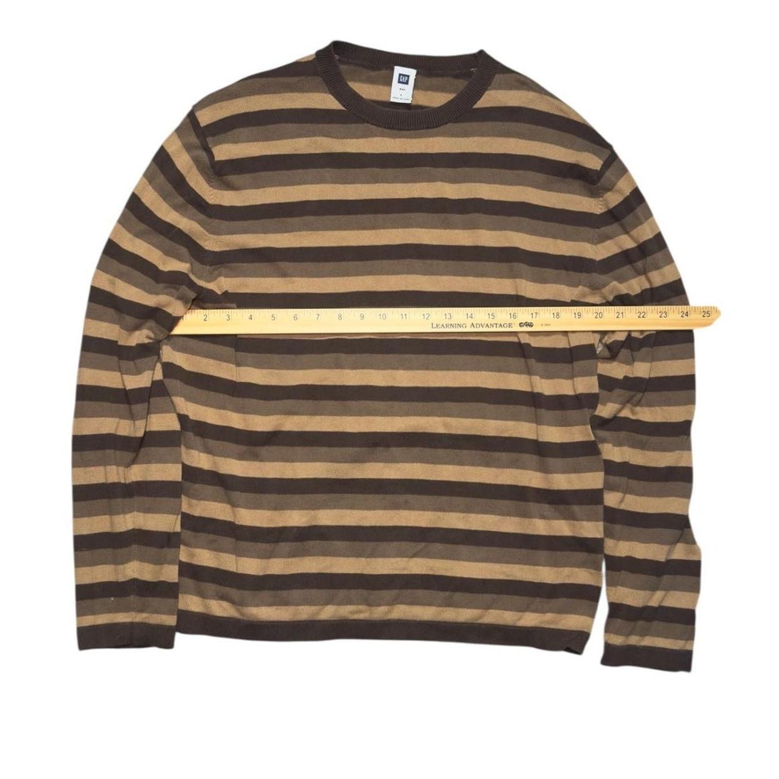 Gap Gap striped sweater brownbeige Size US L / EU 52-54 / 3 - 4 Thumbnail