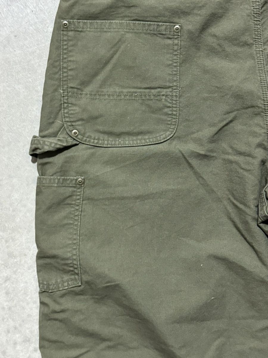 Carhartt × Vintage Green Carhartt Double Knee Jeans workwear Size US 42 / EU 58 - 5 Thumbnail